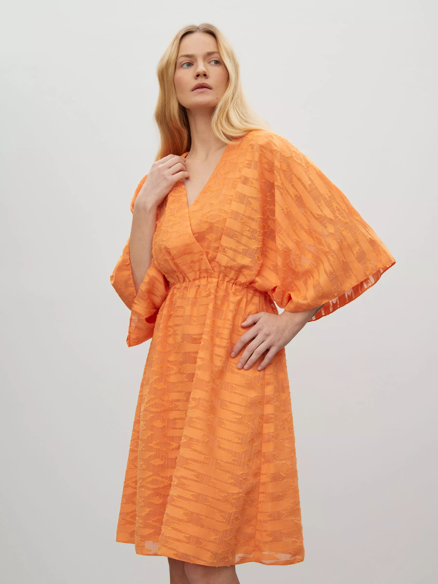 Платье PL1564/papaya