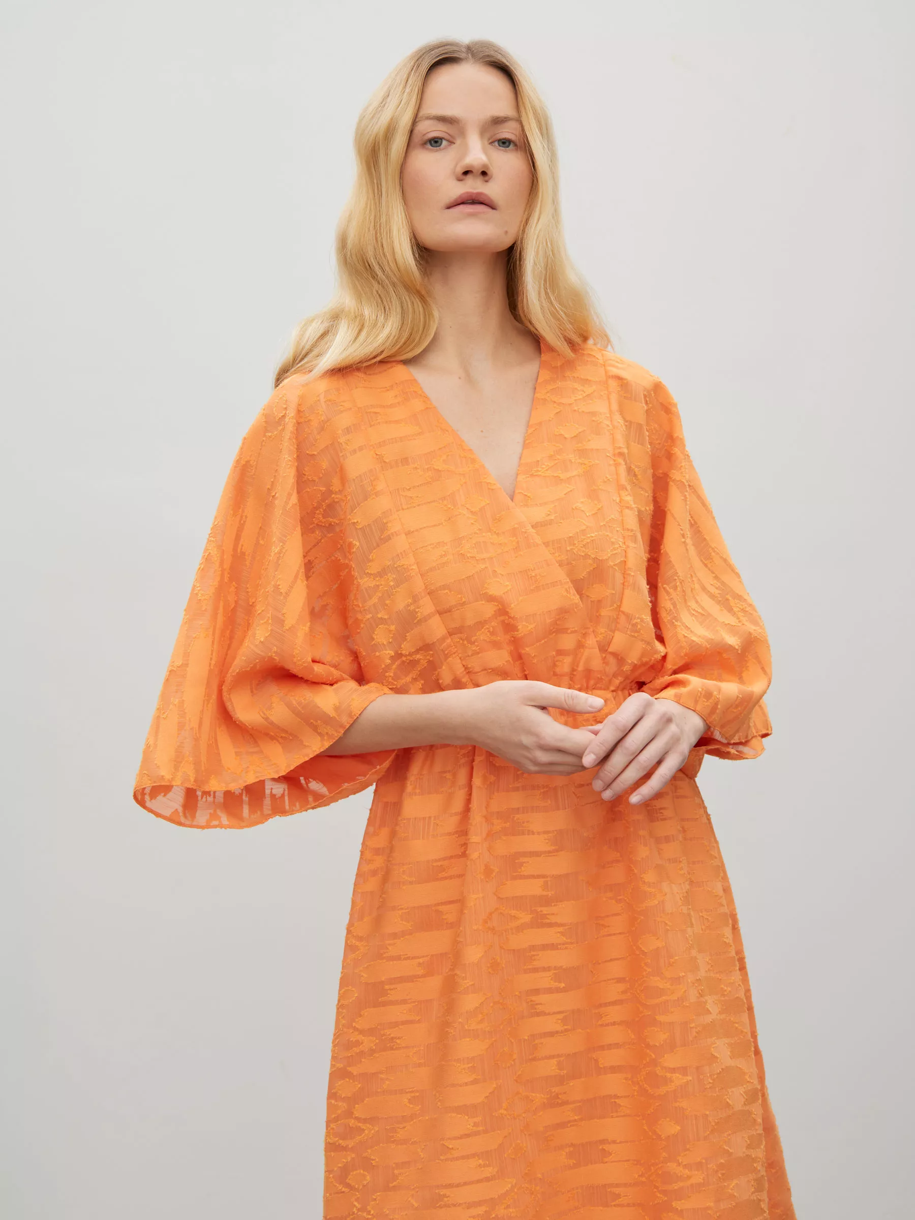 Платье PL1564/papaya