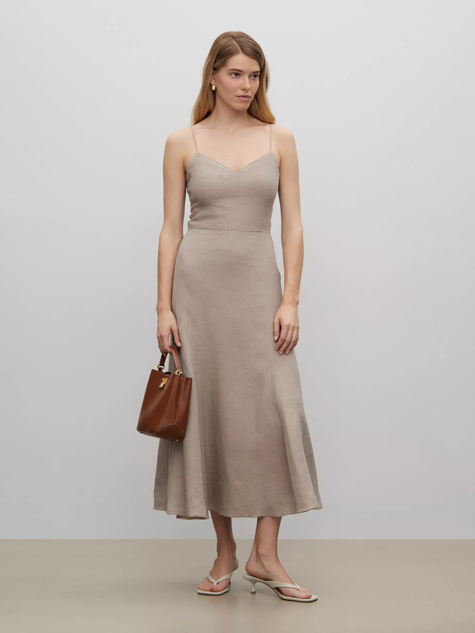 Платье PL1547/portabella