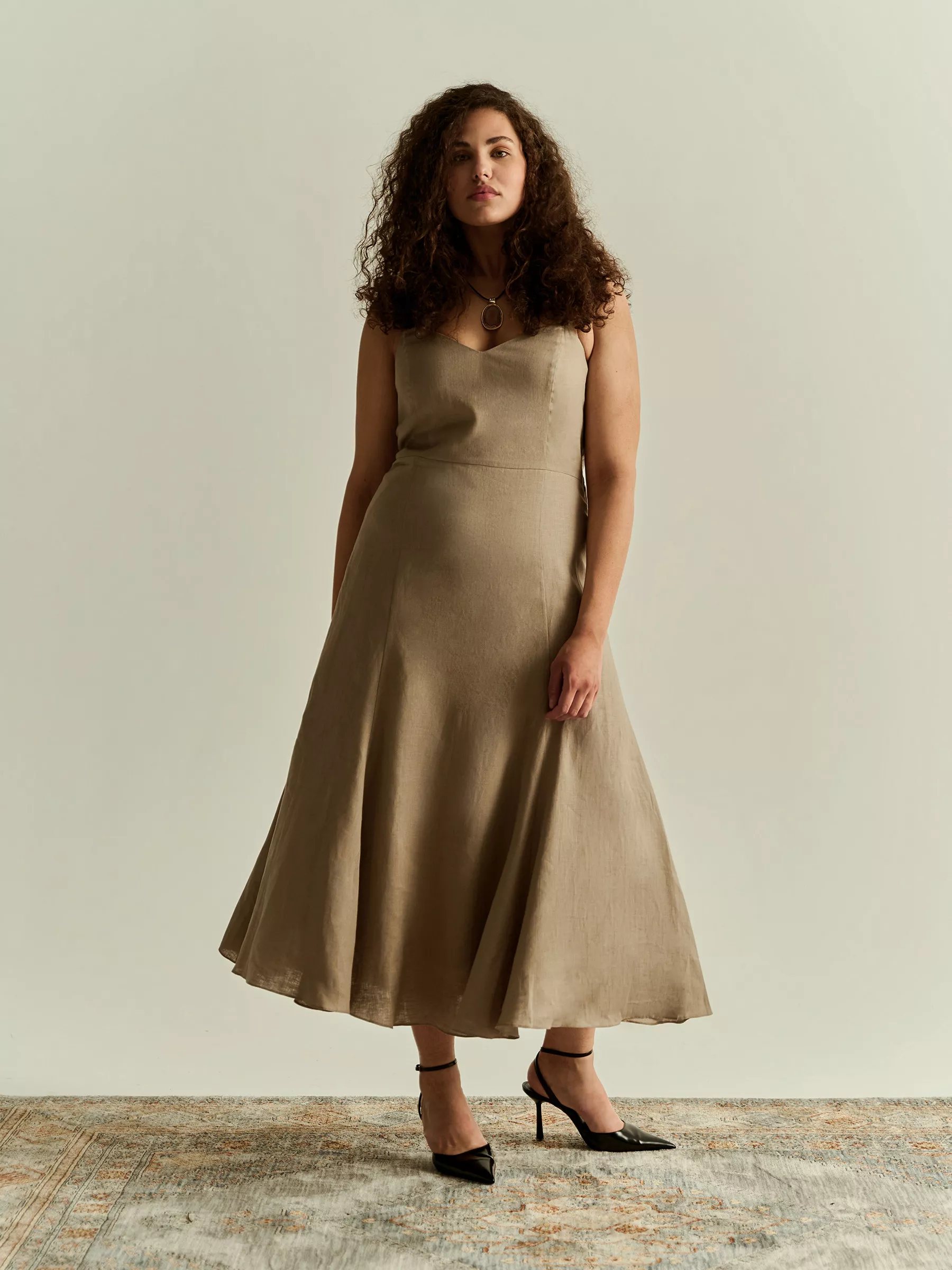 Платье PL1547/portabella