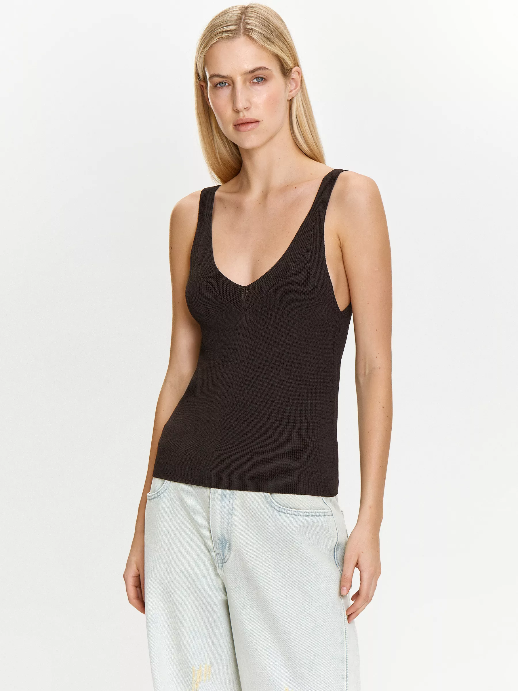 трикотажный топ