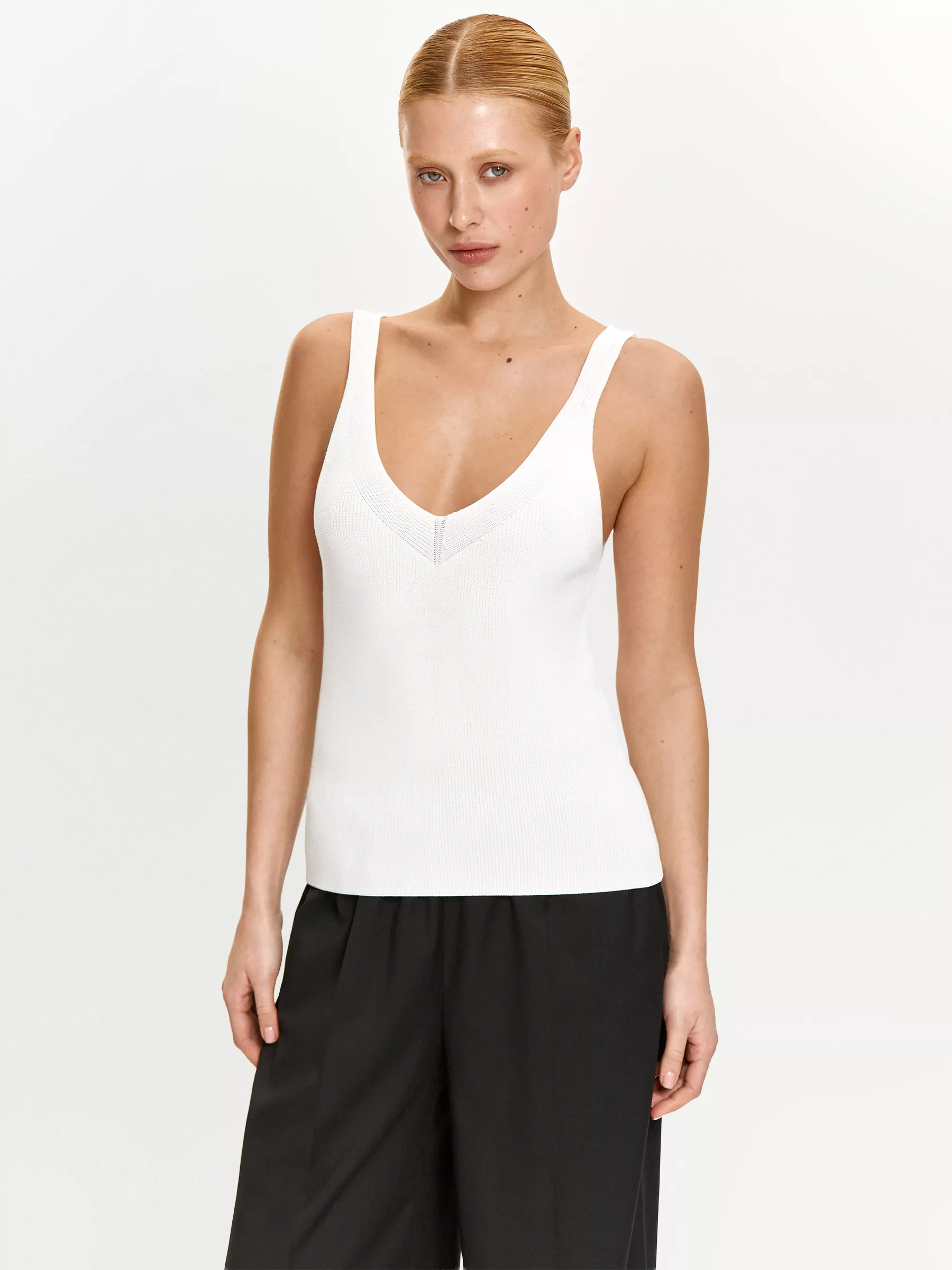 трикотажный топ