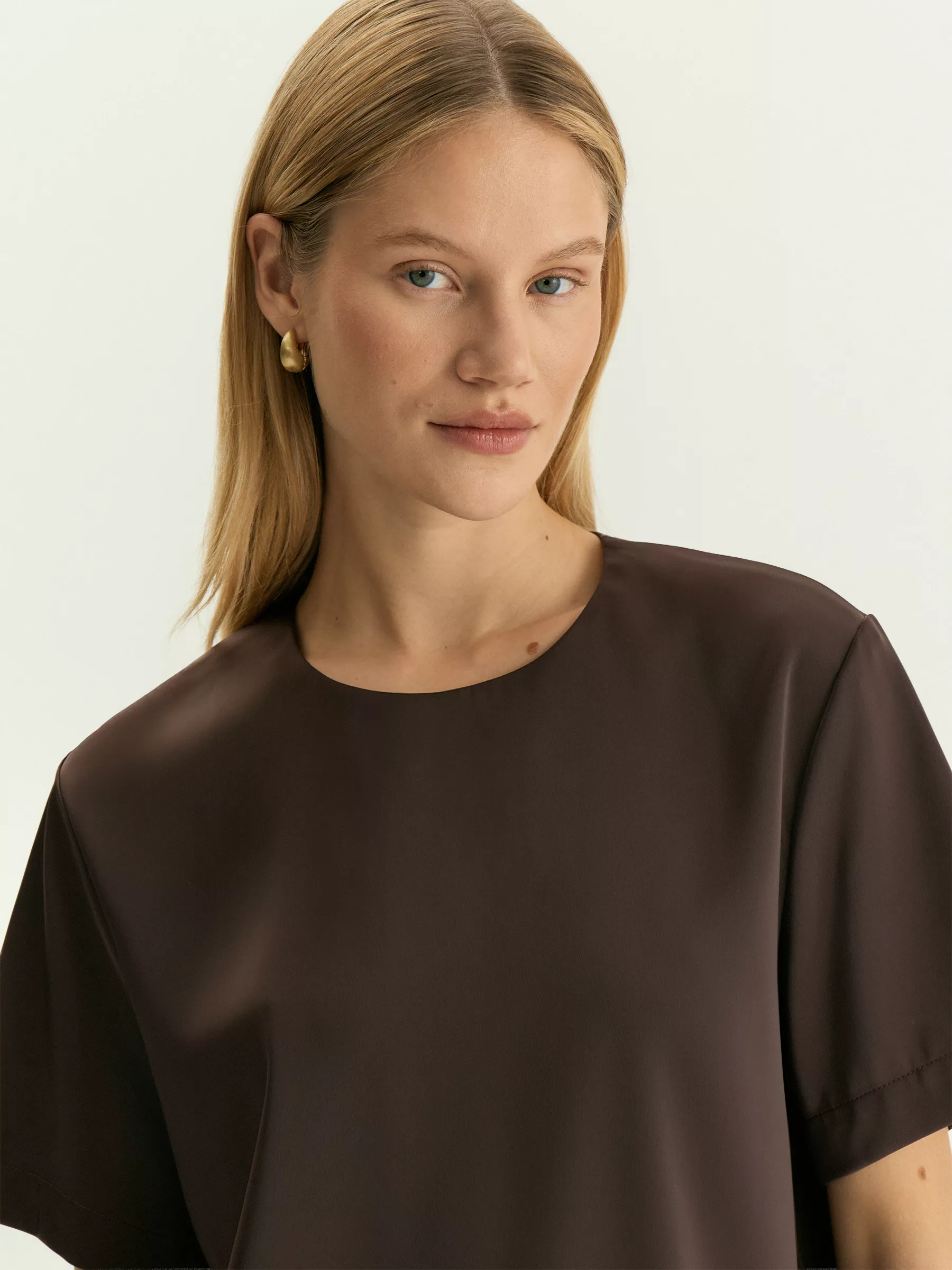 Блузка с коротким рукавом