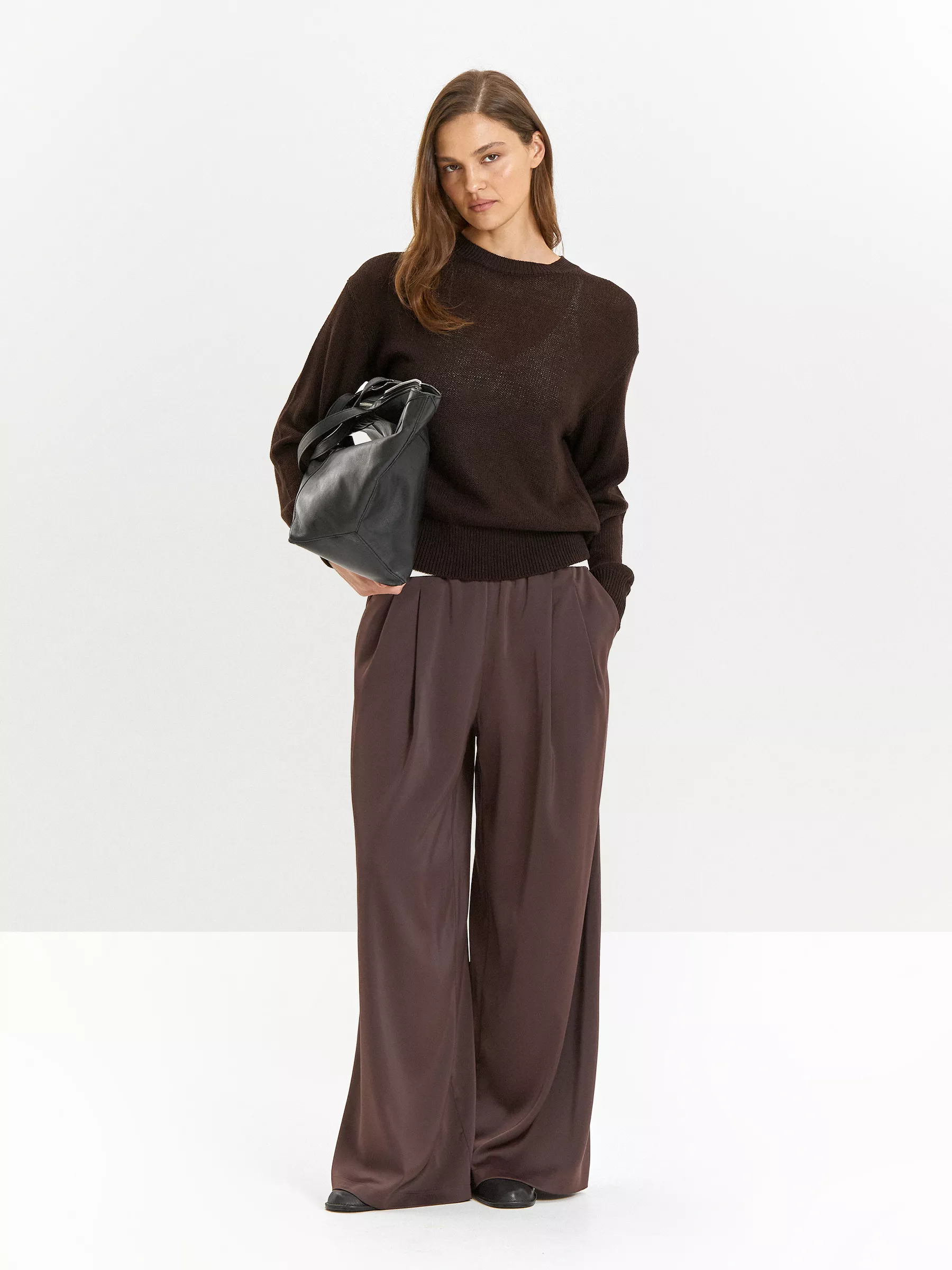 брюки широкого кроя