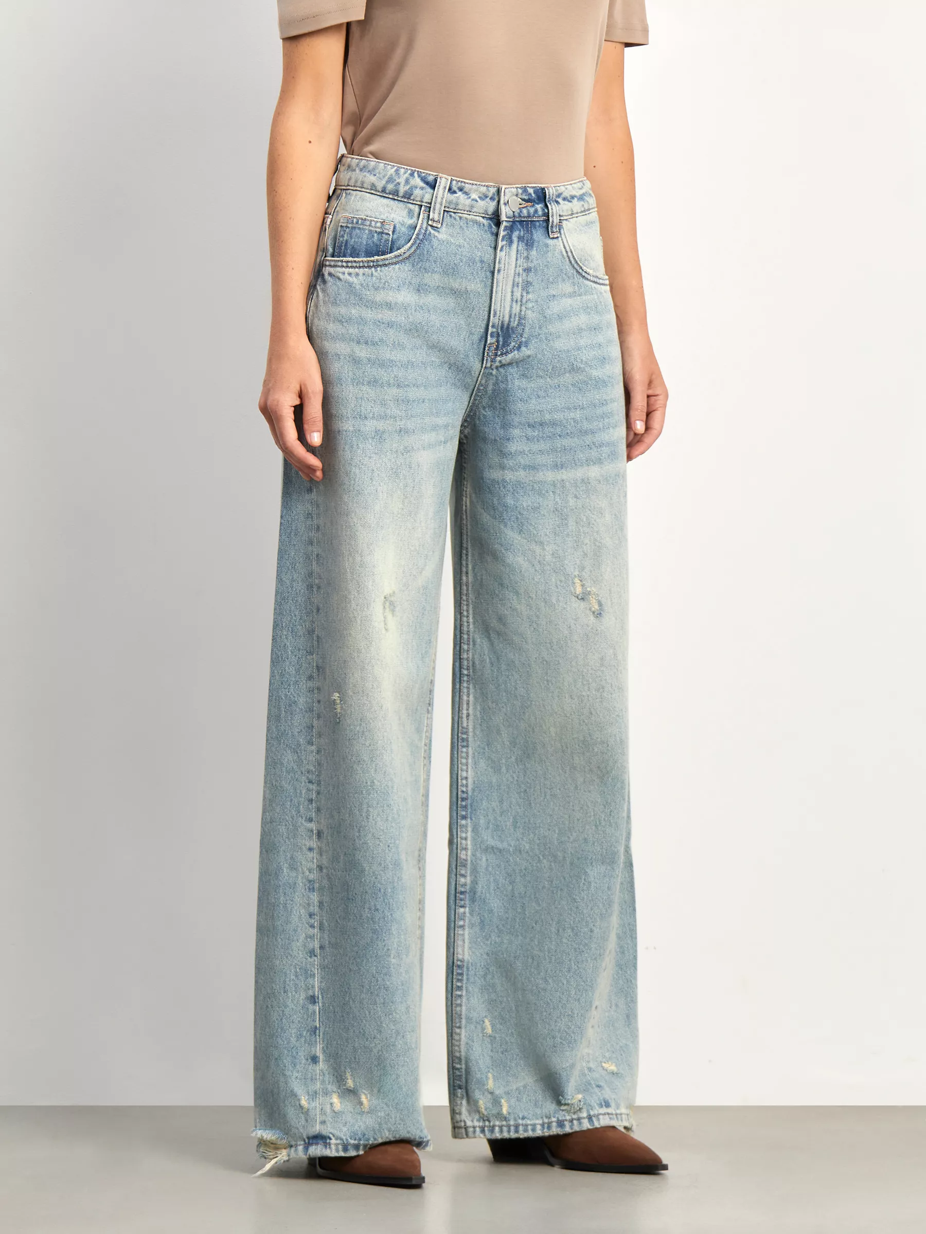 Джинсы D378/oiled