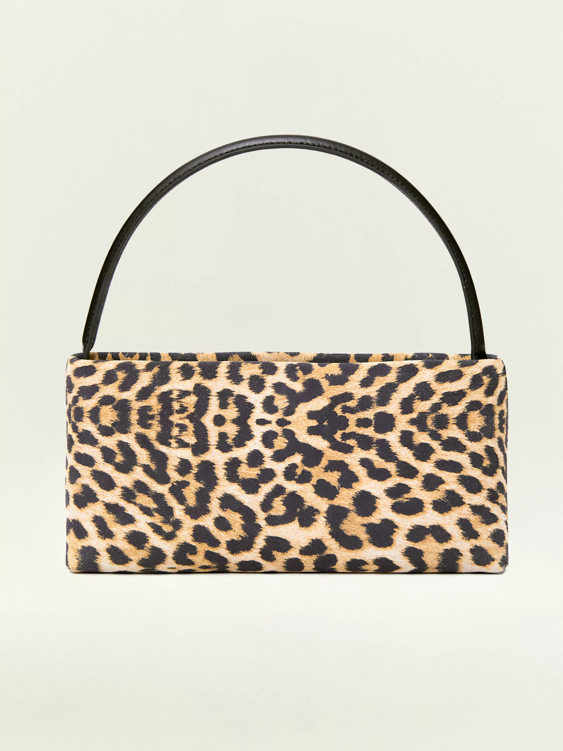Сумка-багет с леопардовым принтом