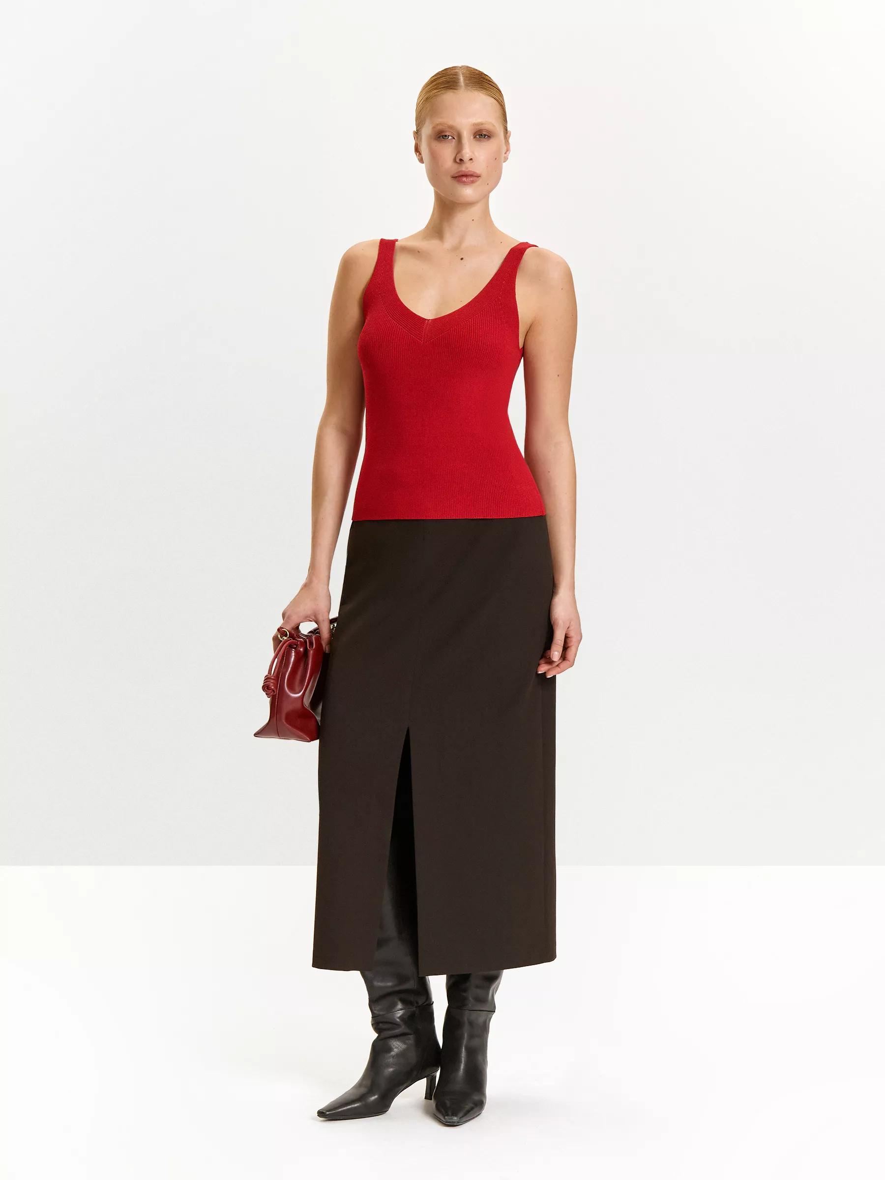 трикотажный топ