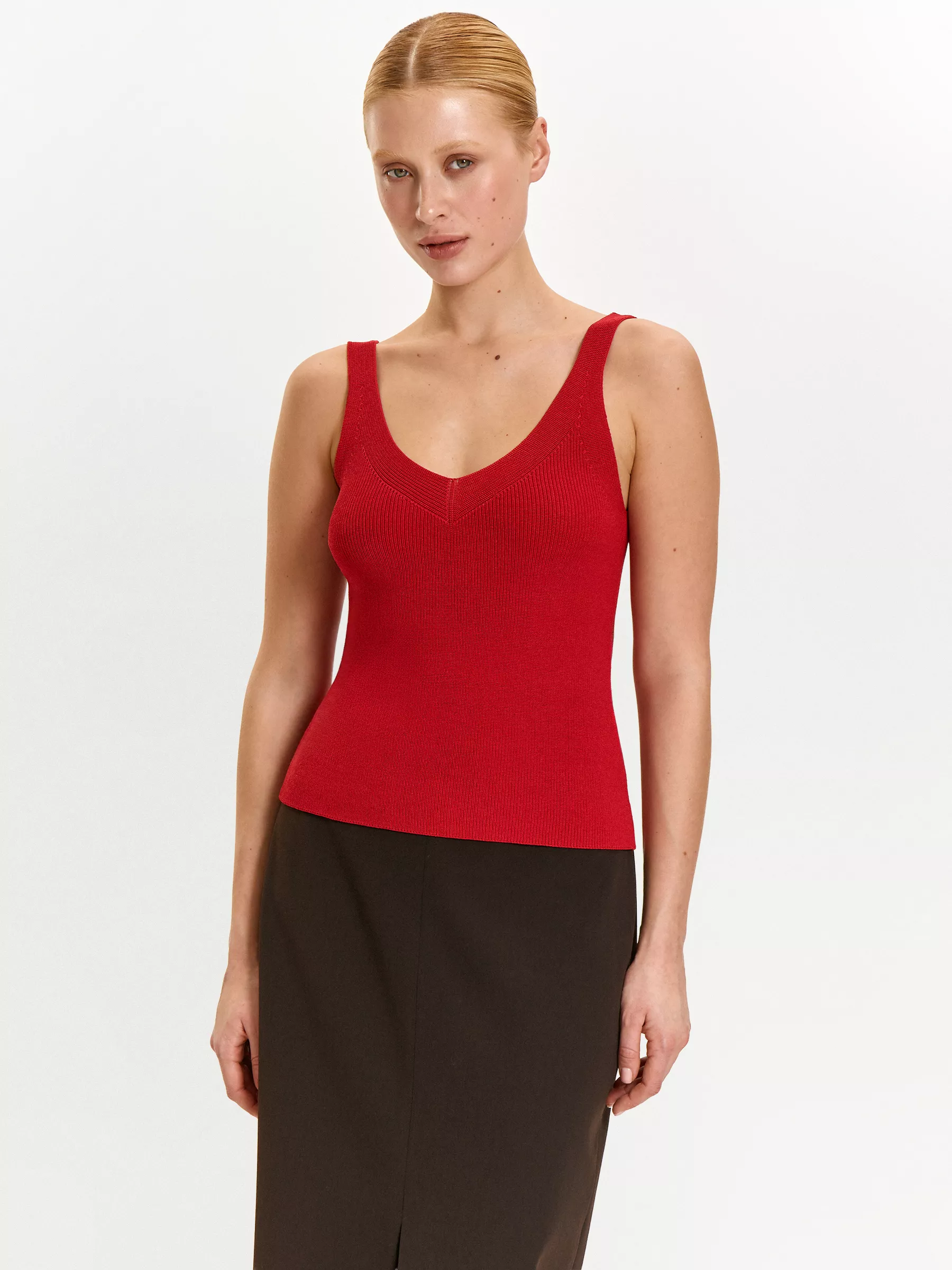 трикотажный топ