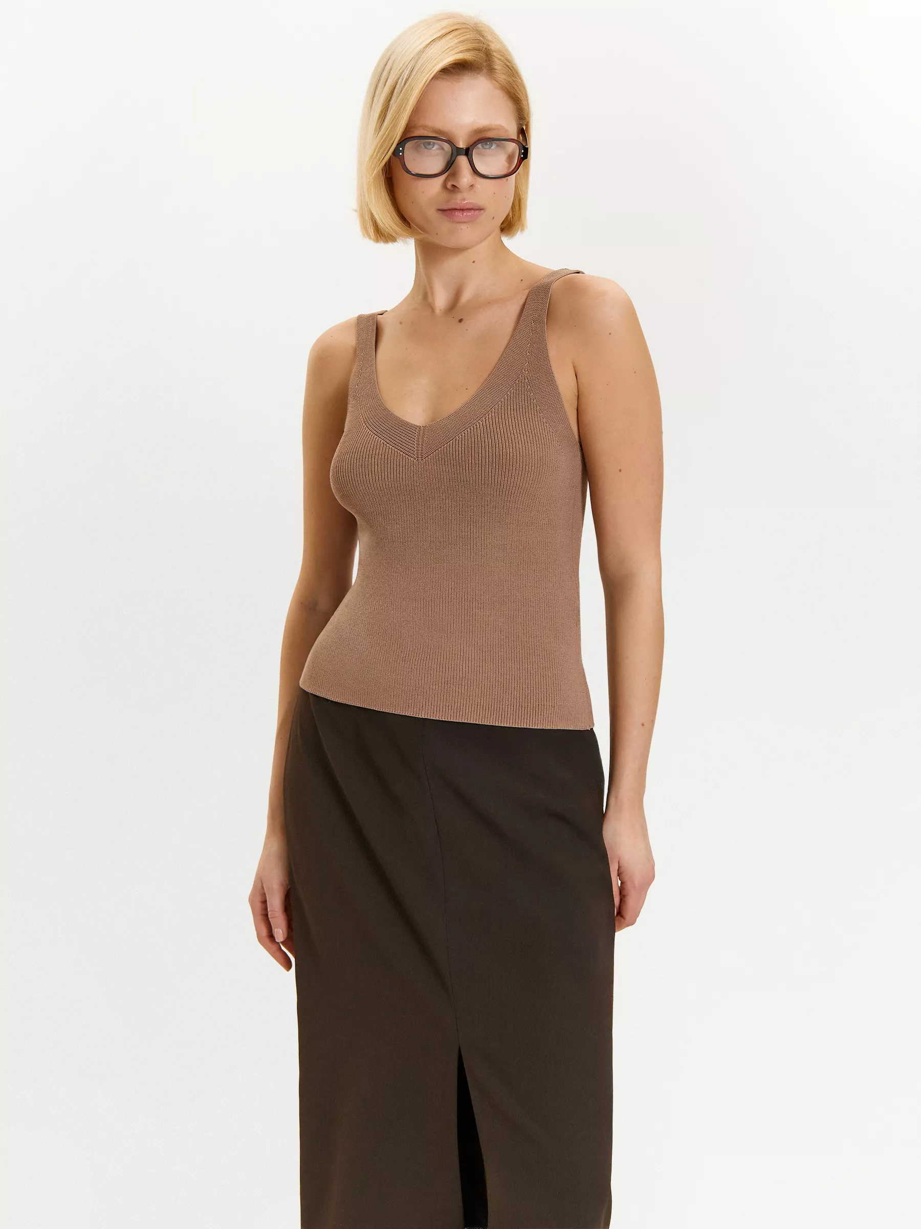 трикотажный топ