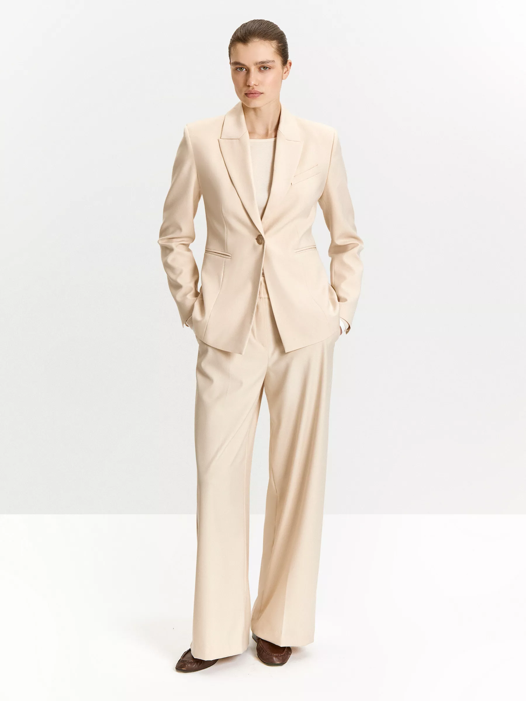 Брюки D304/plumeria