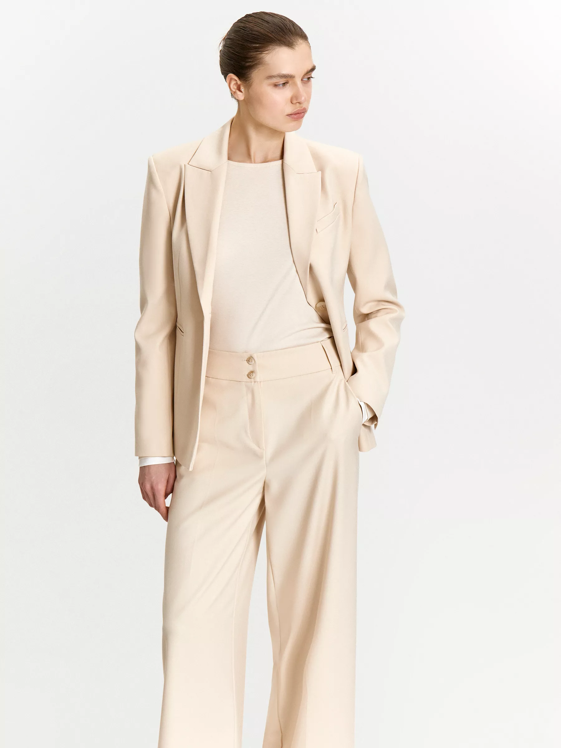 Брюки D304/plumeria