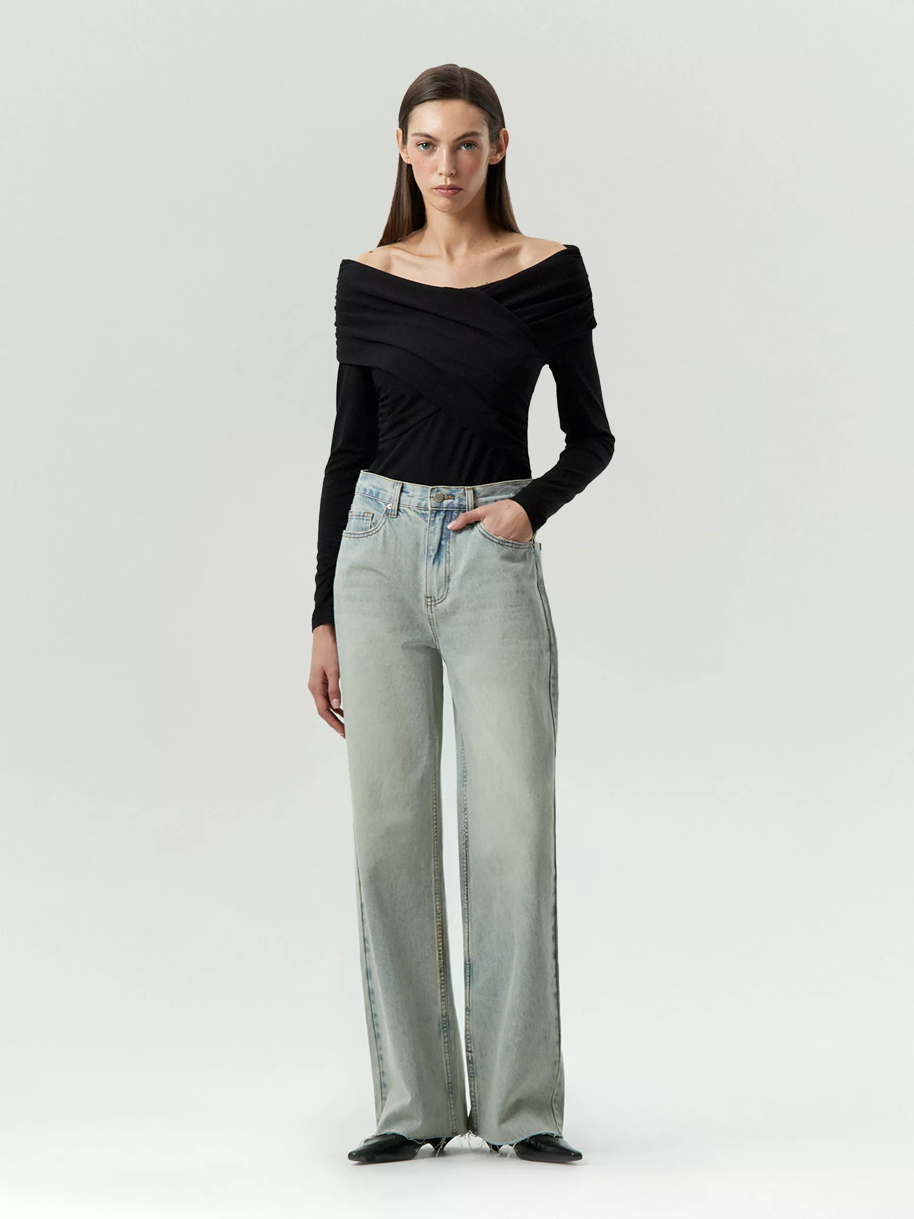 Джинсы Wide Leg 437