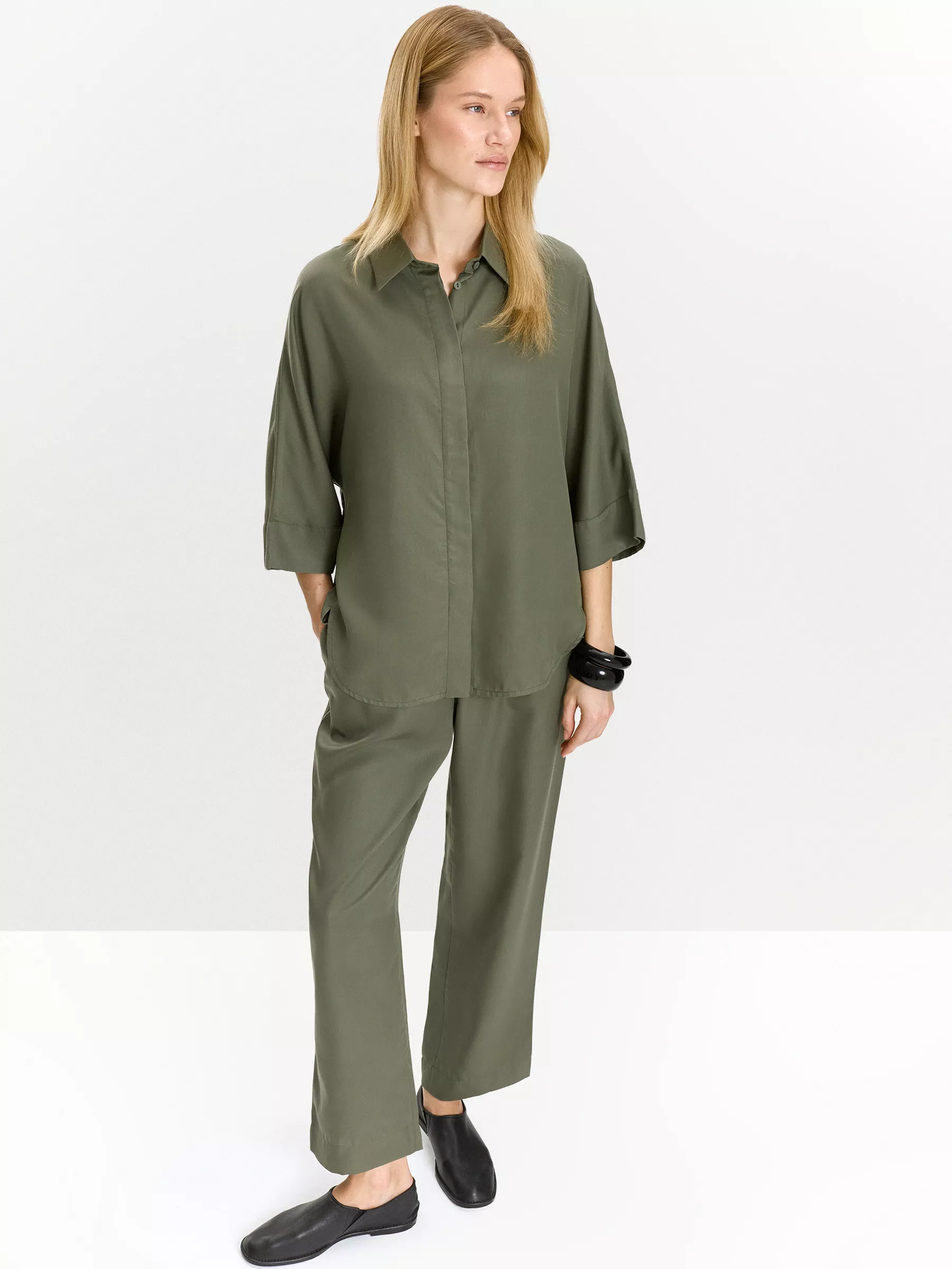 Рубашка из 100% тенсела