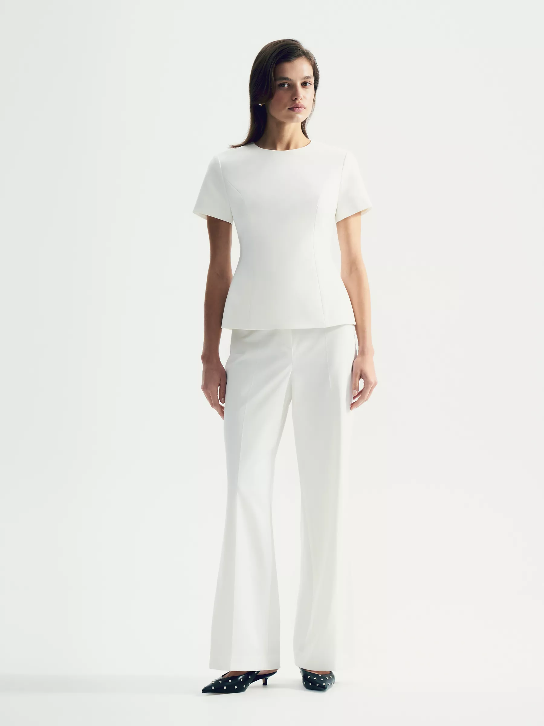 Брюки широкого кроя