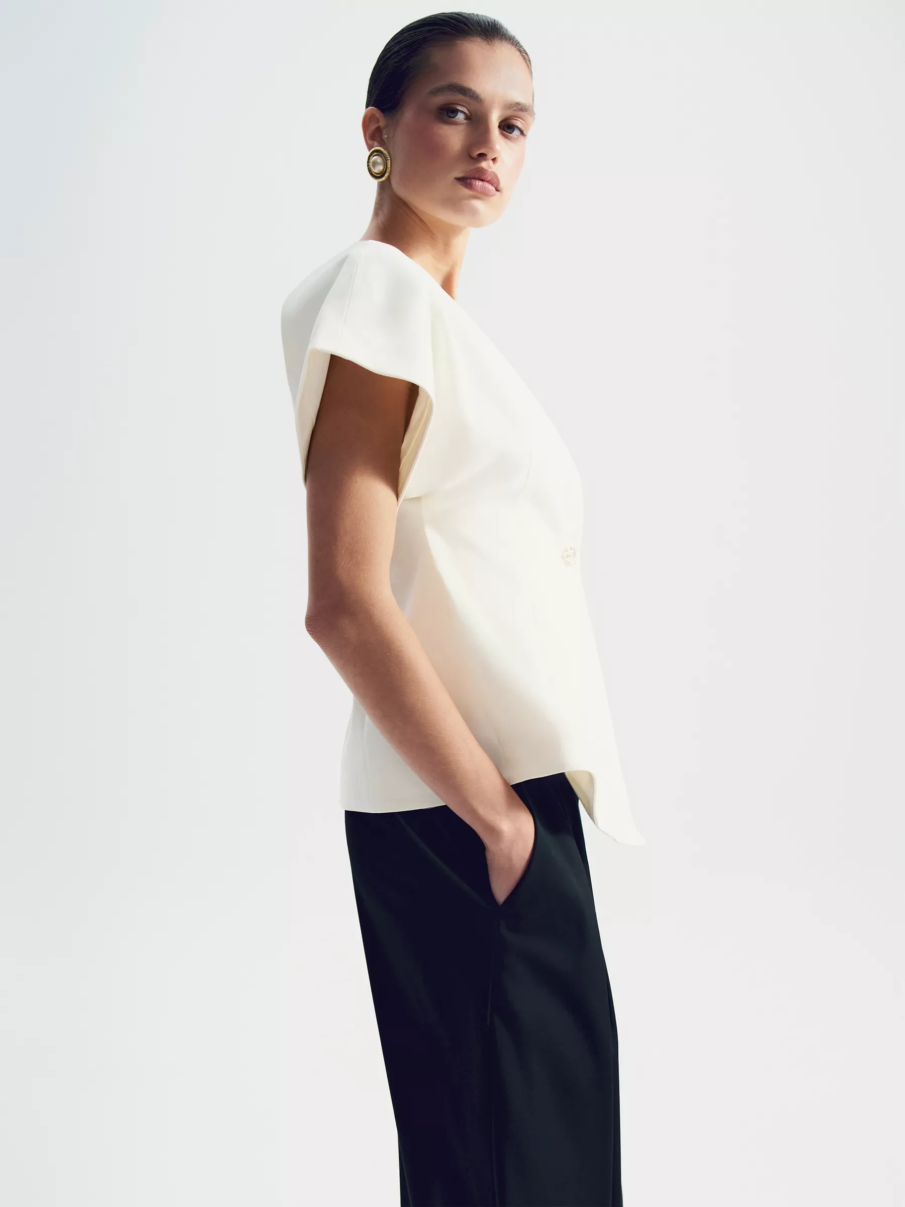 Блузка B3199/lune