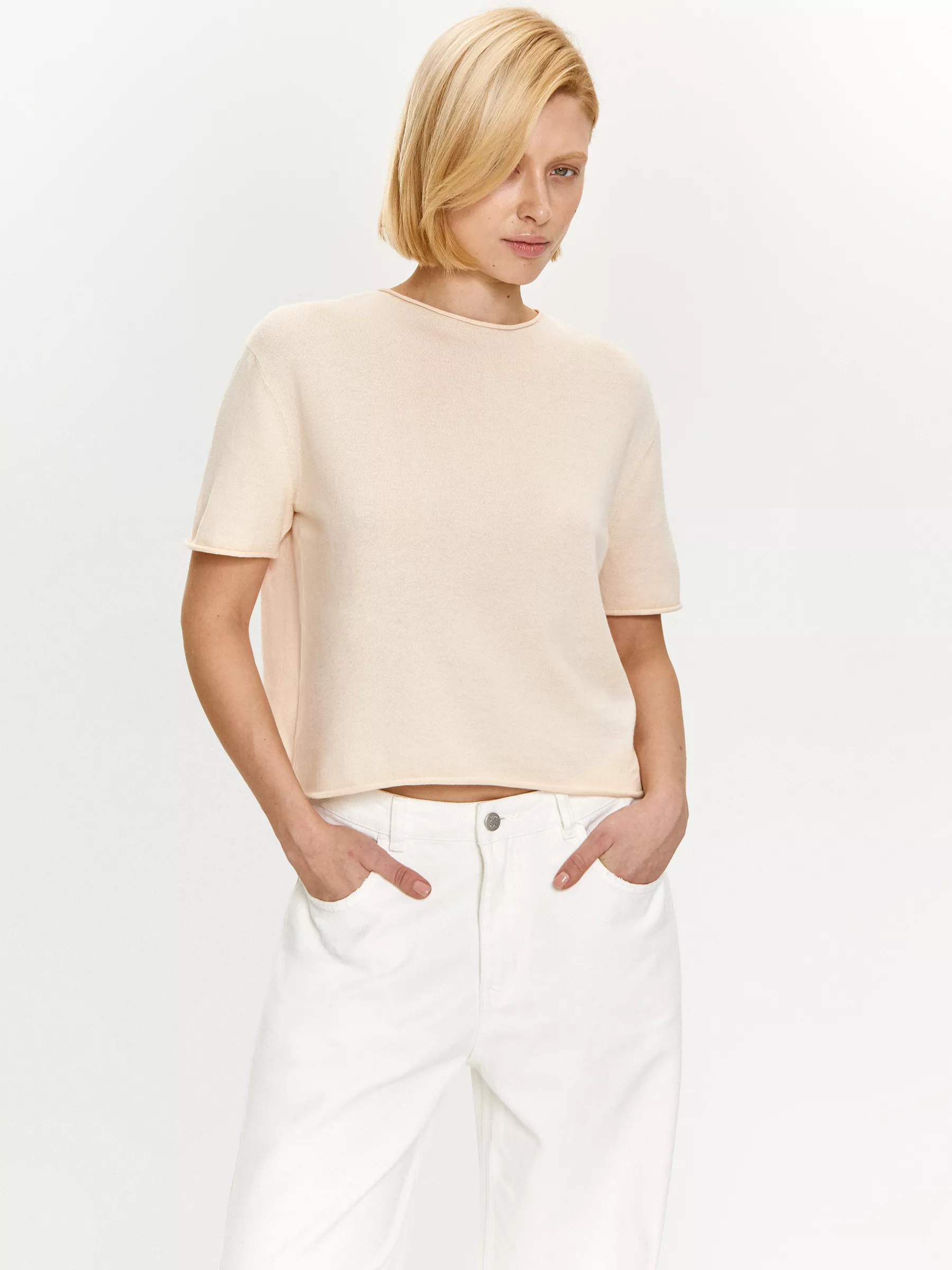 Трикотажная футболка из 100% хлопка