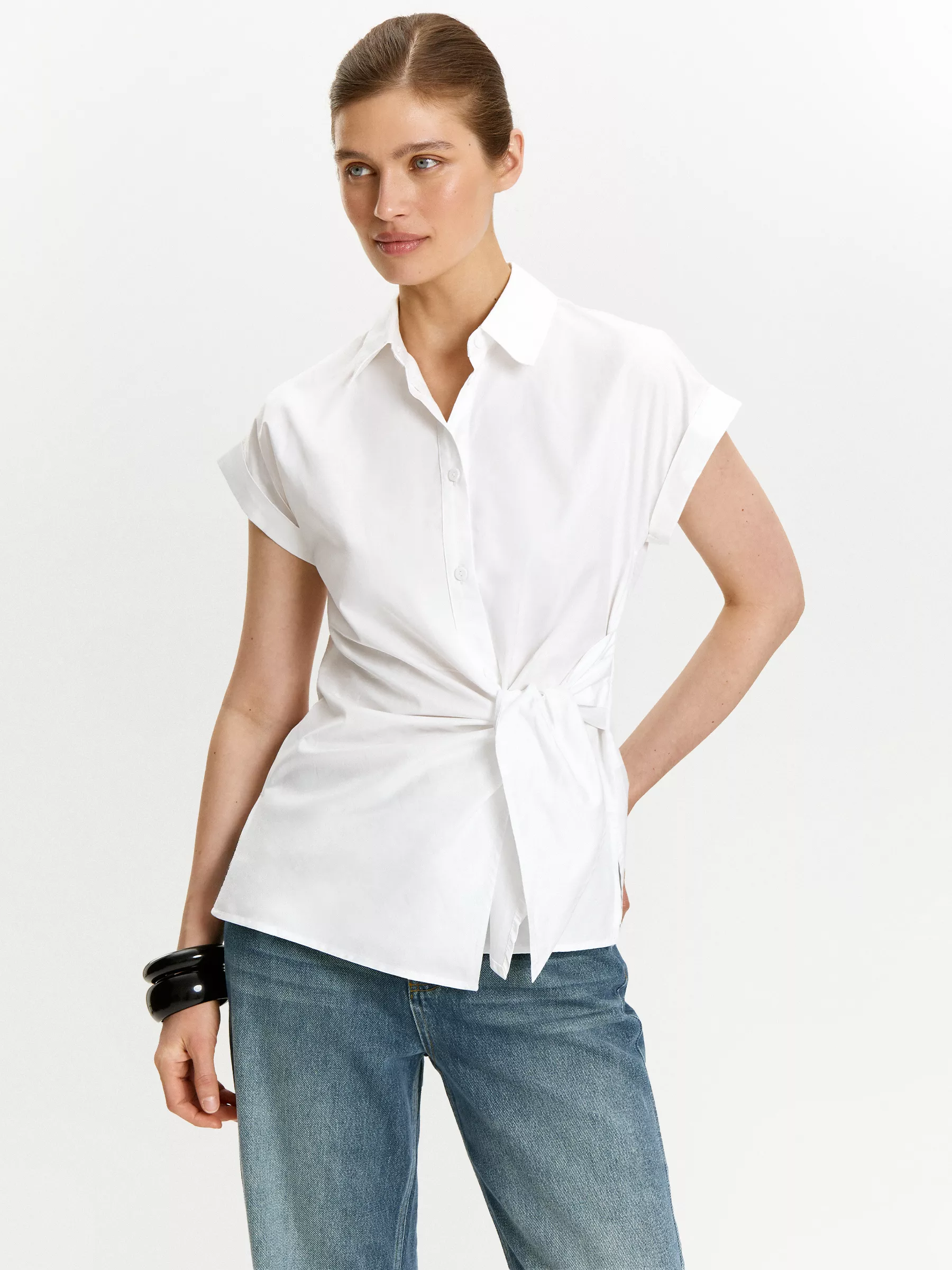 Рубашка с коротким рукавом из 100% хлопка