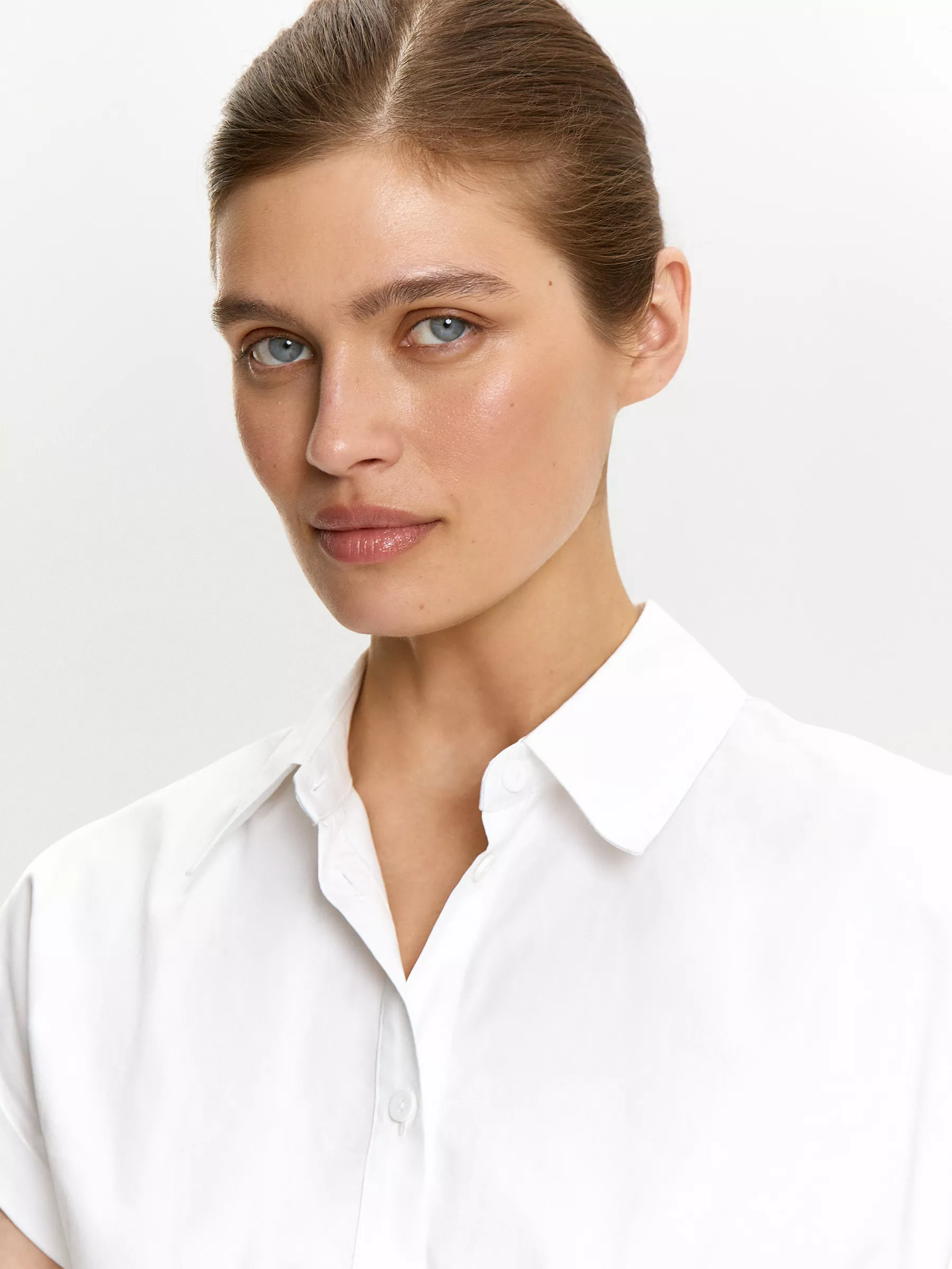 Рубашка с коротким рукавом из 100% хлопка