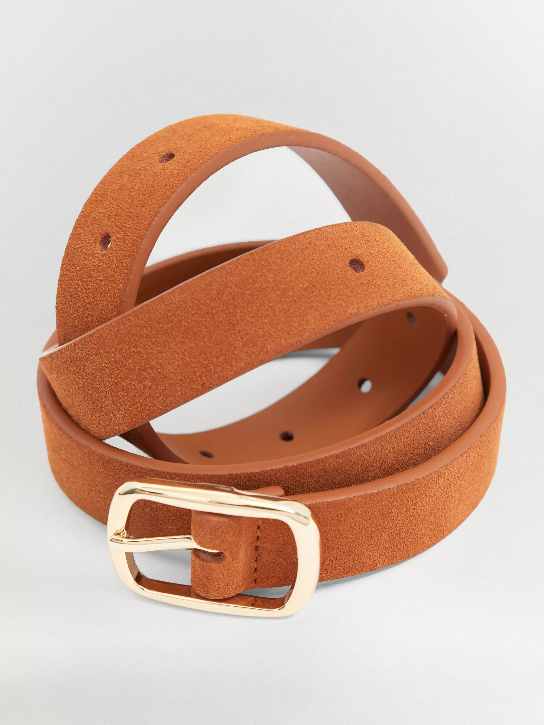 Ремень из натуральной замши