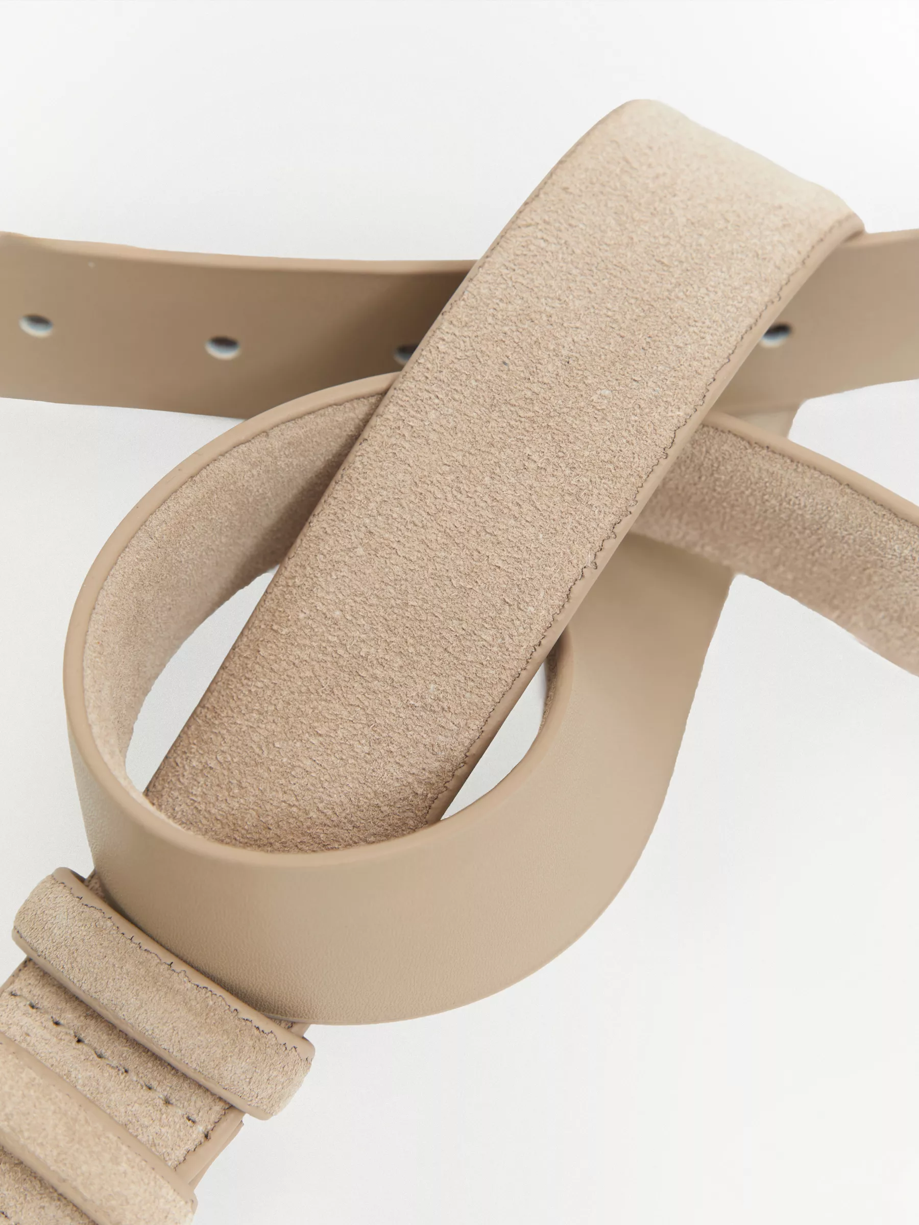 Ремень из натуральной замши