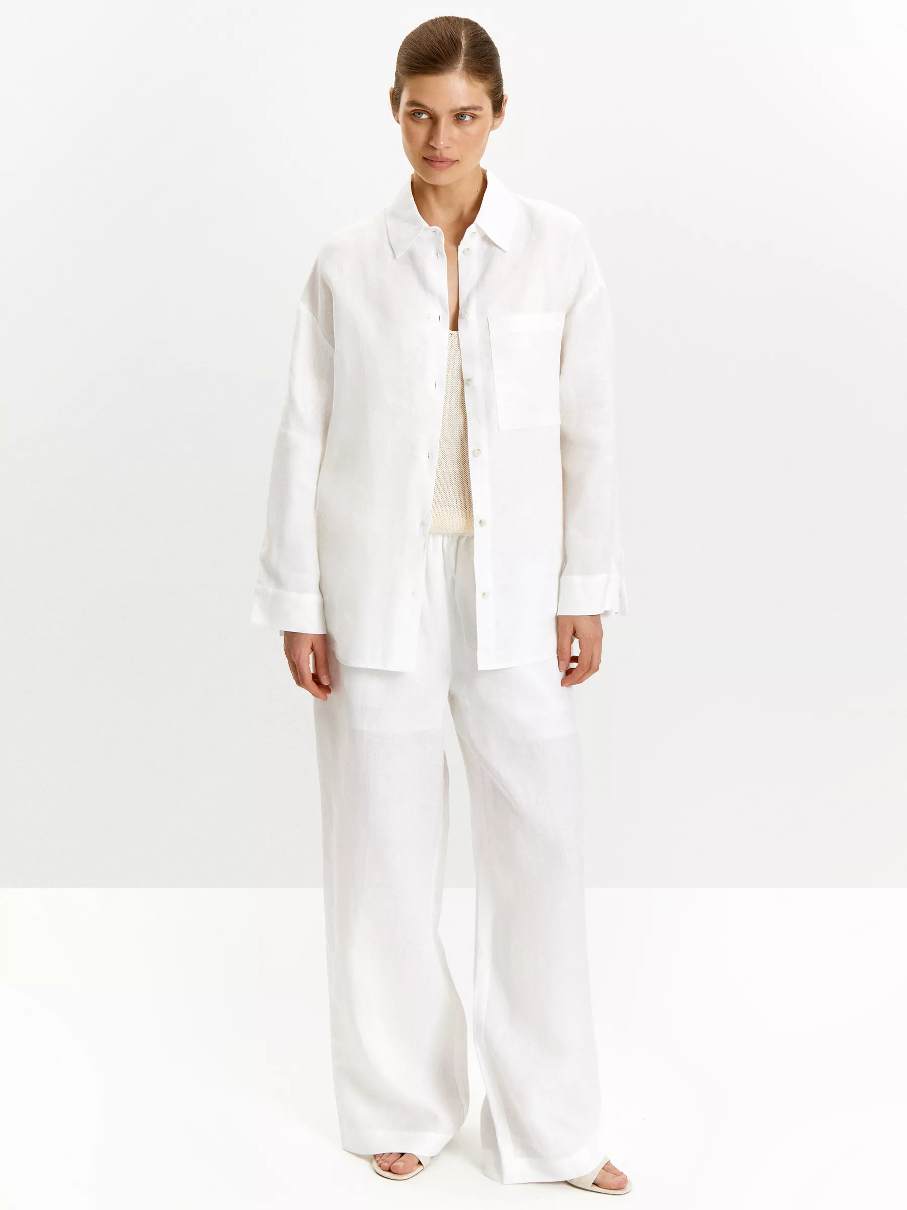 Рубашка из 100% льна