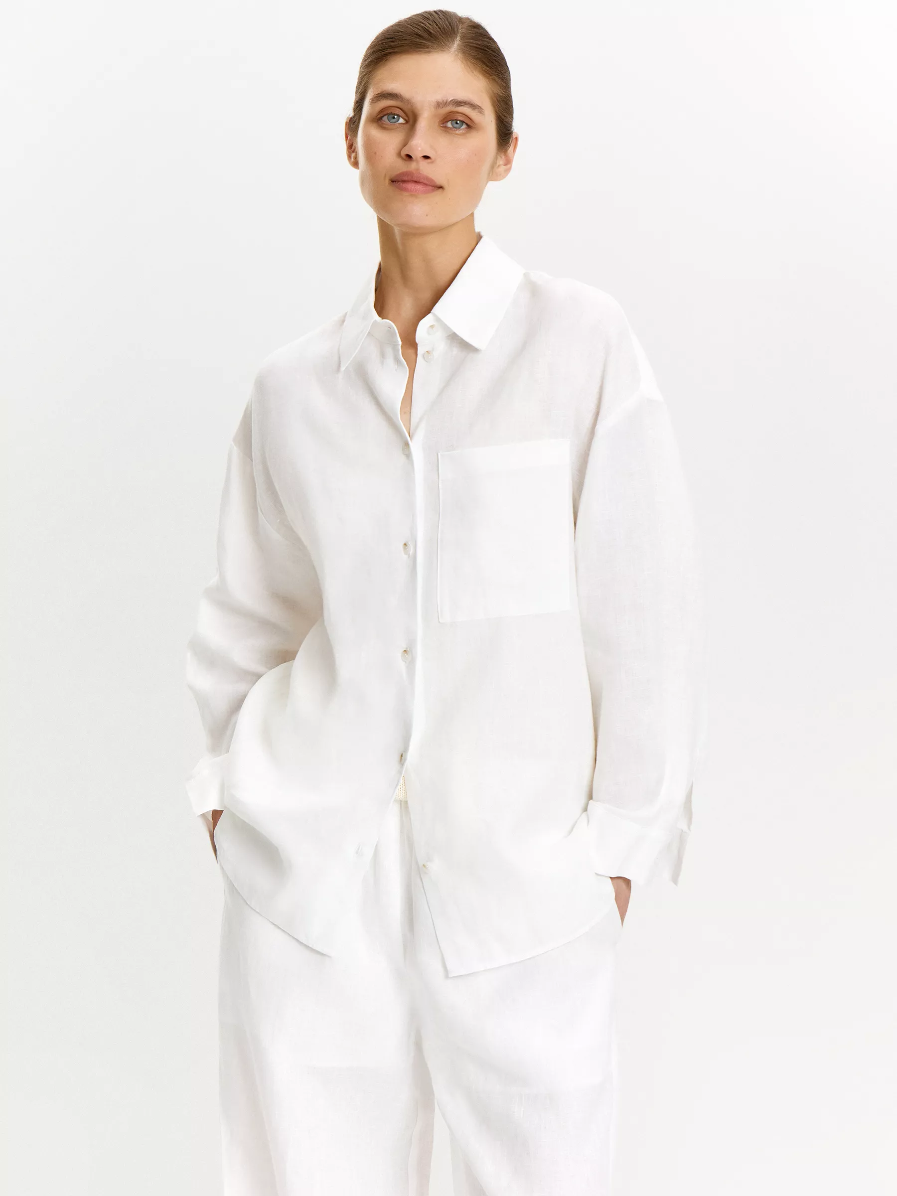 Рубашка из 100% льна