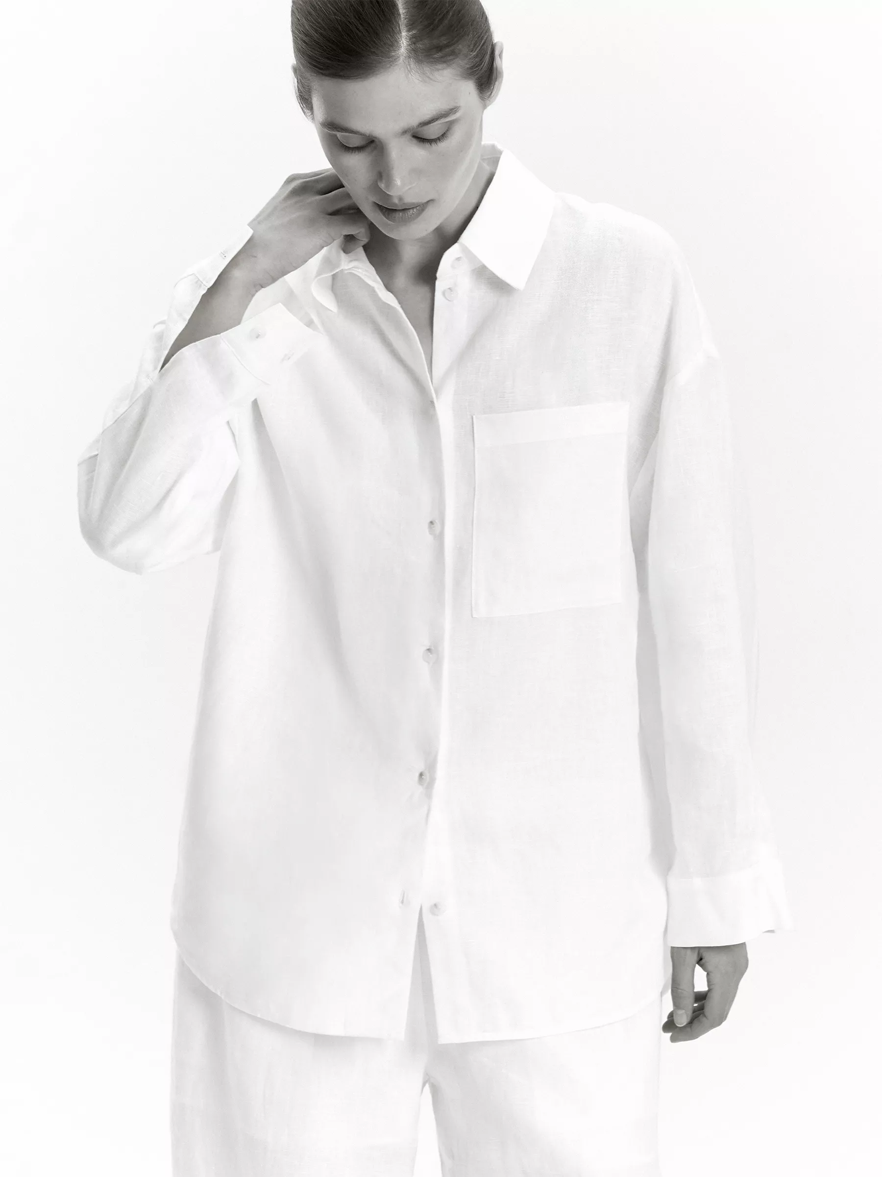 Рубашка из 100% льна