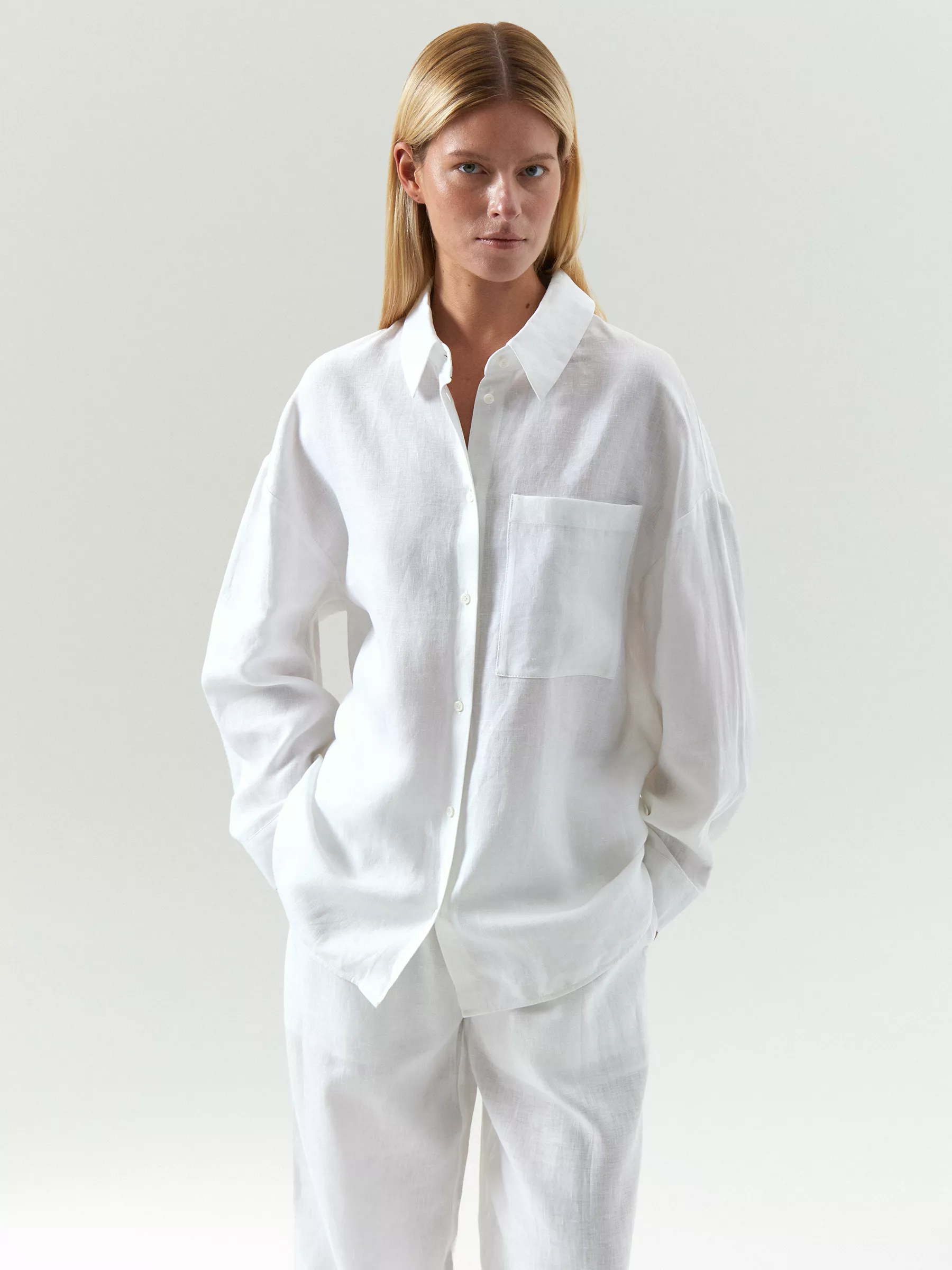 Рубашка из 100% льна