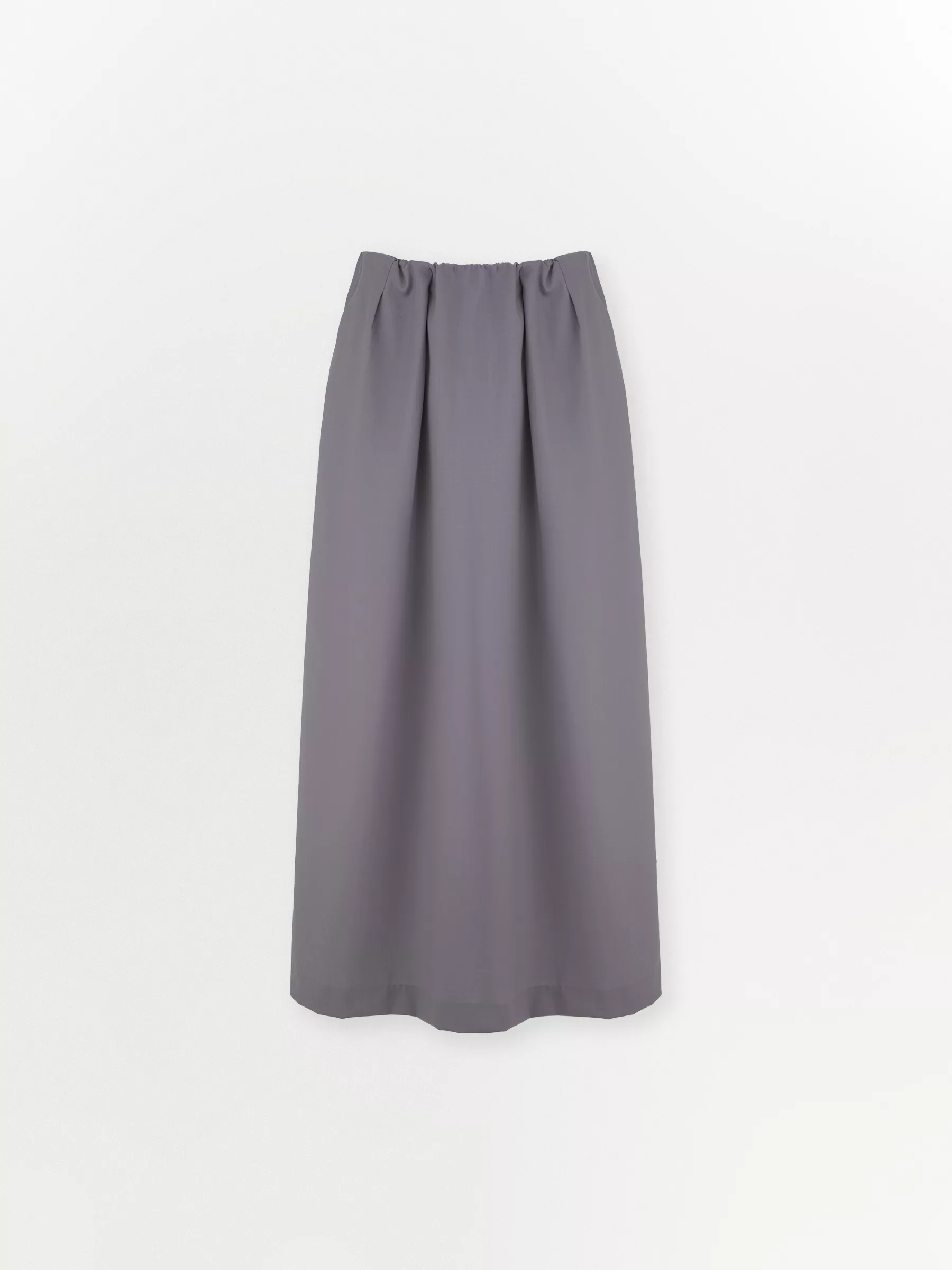 Юбка миди на резинке из костюмной шерсти