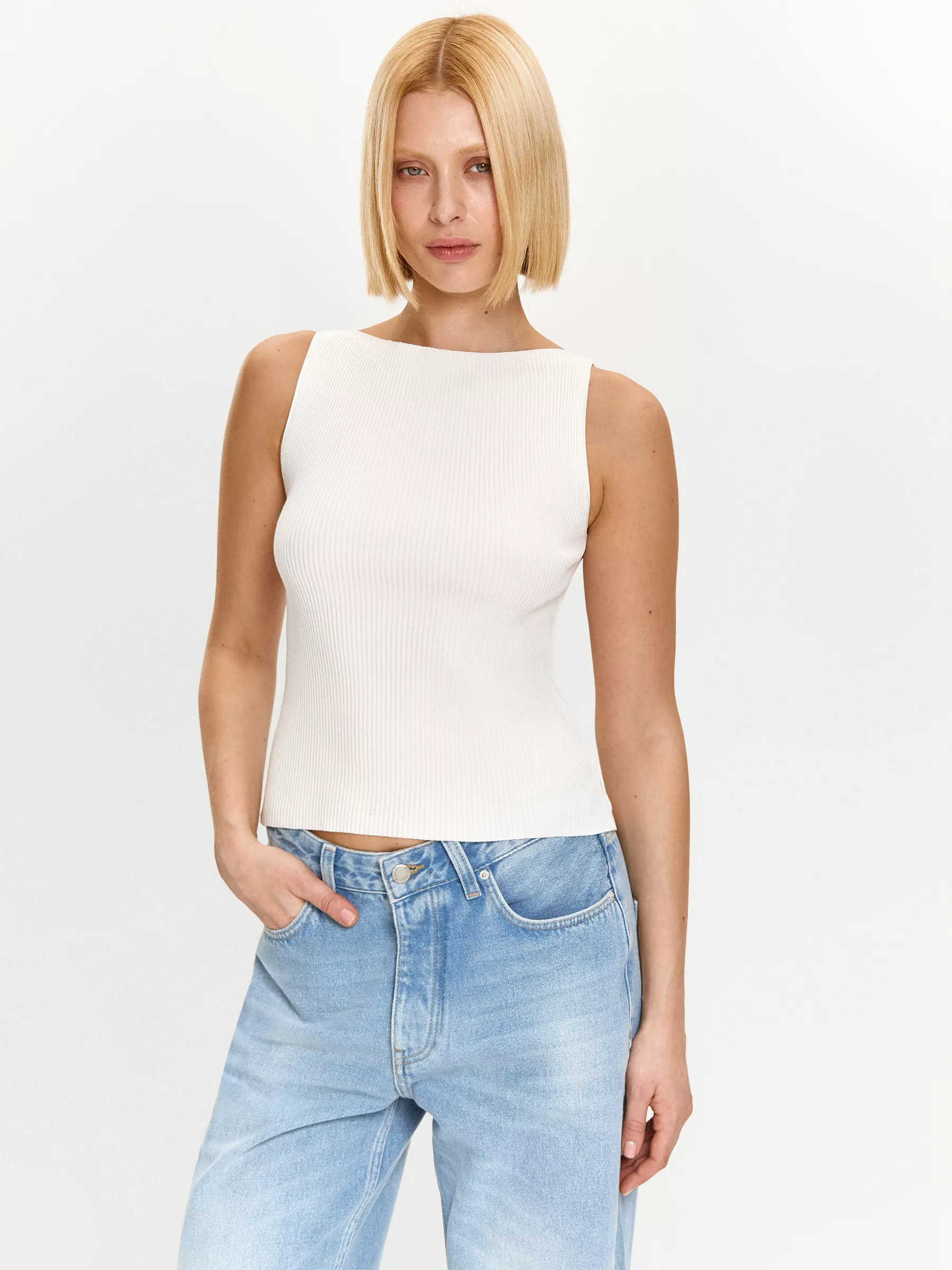 трикотажный топ