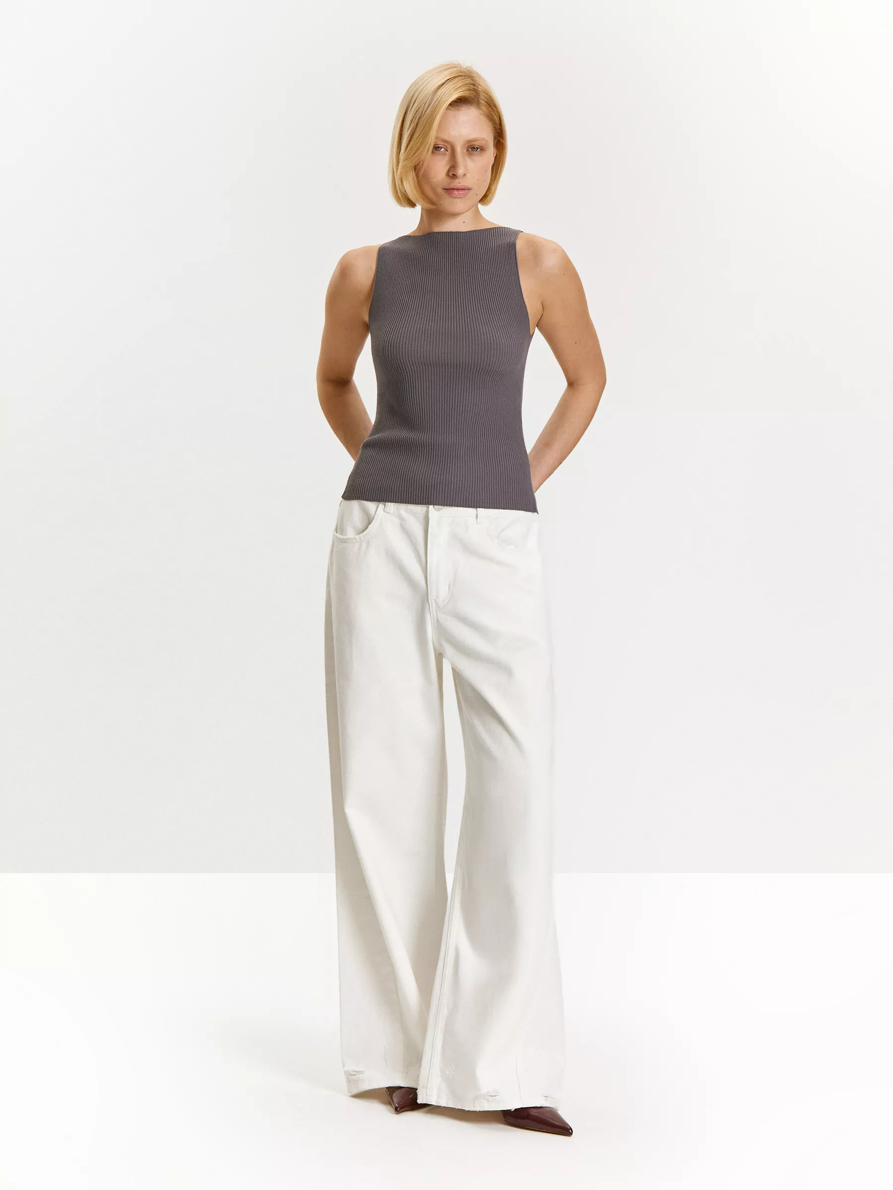 трикотажный топ