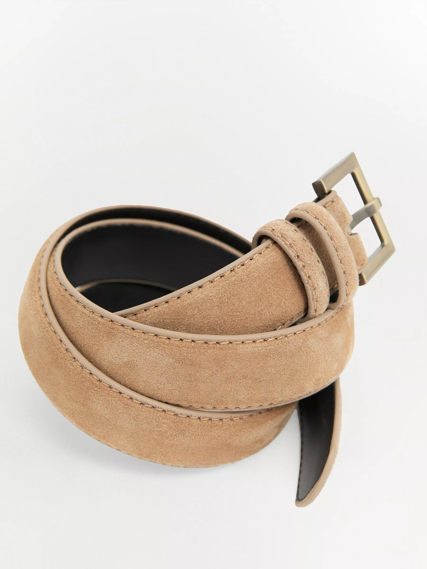 Ремень из натуральной замши