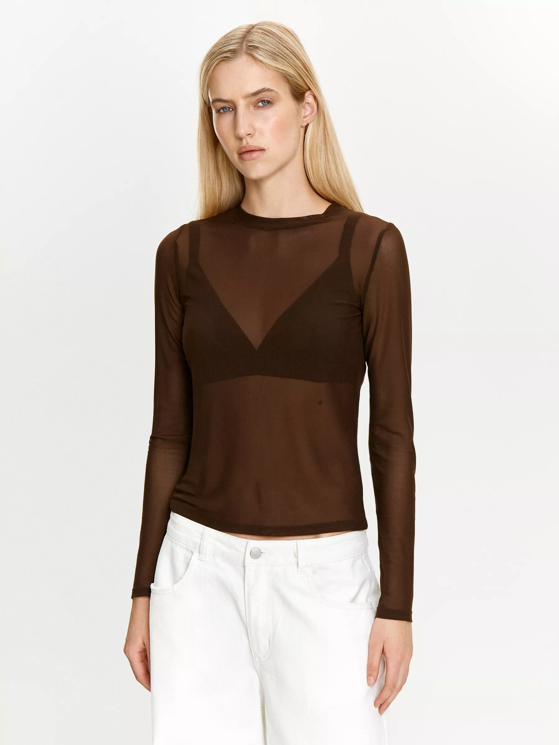 Облегающий лонгслив