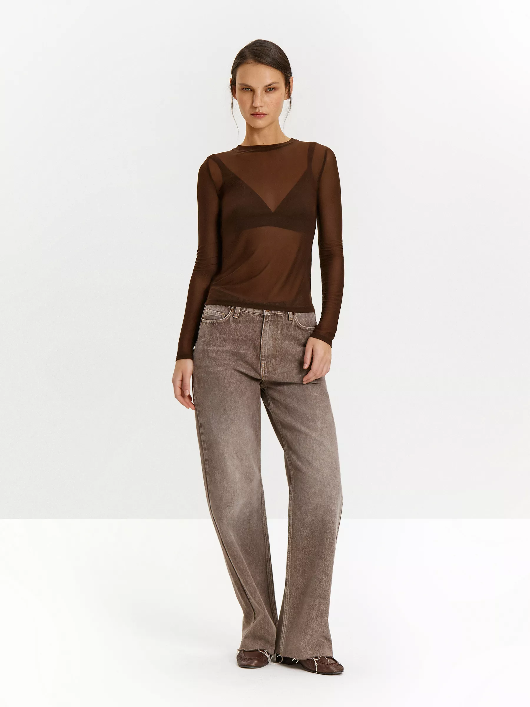 Облегающий лонгслив