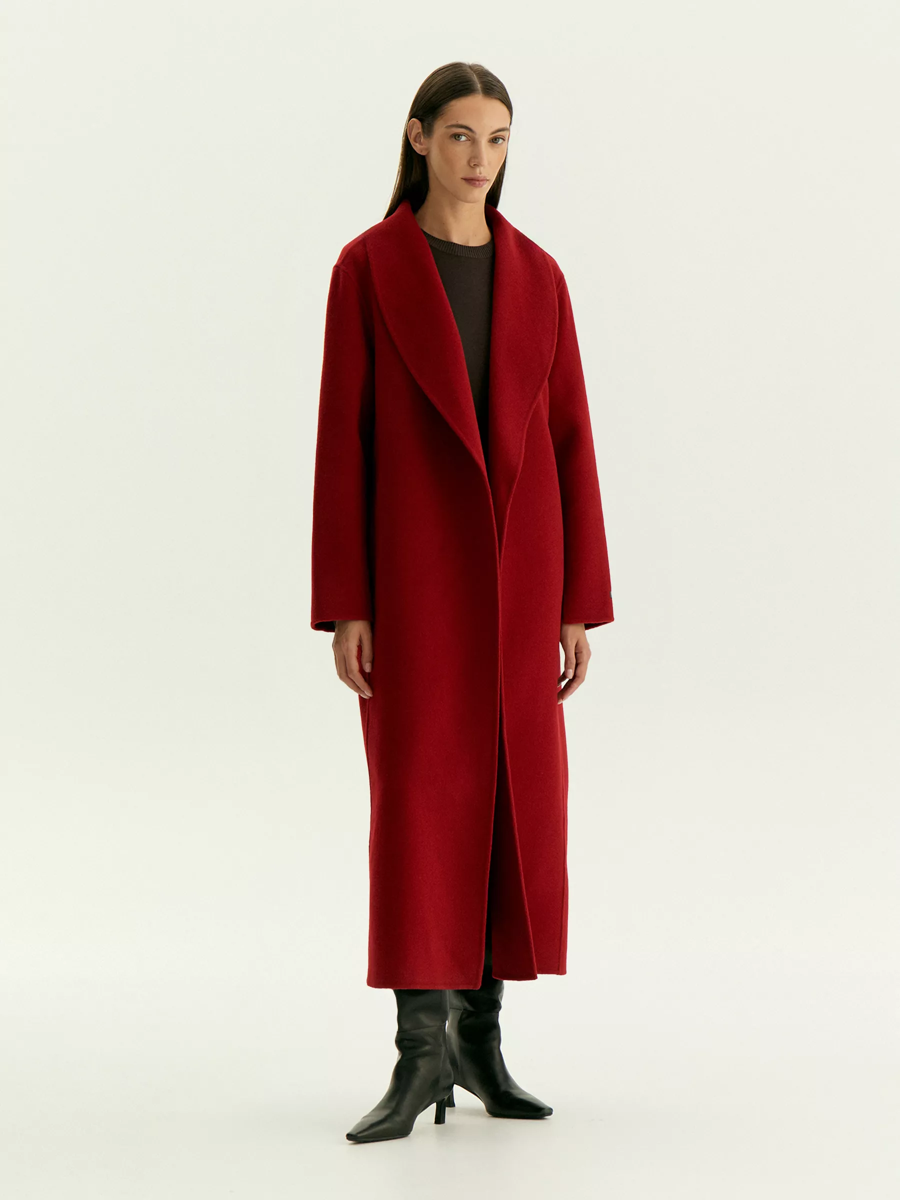 Пальто R146/cerise