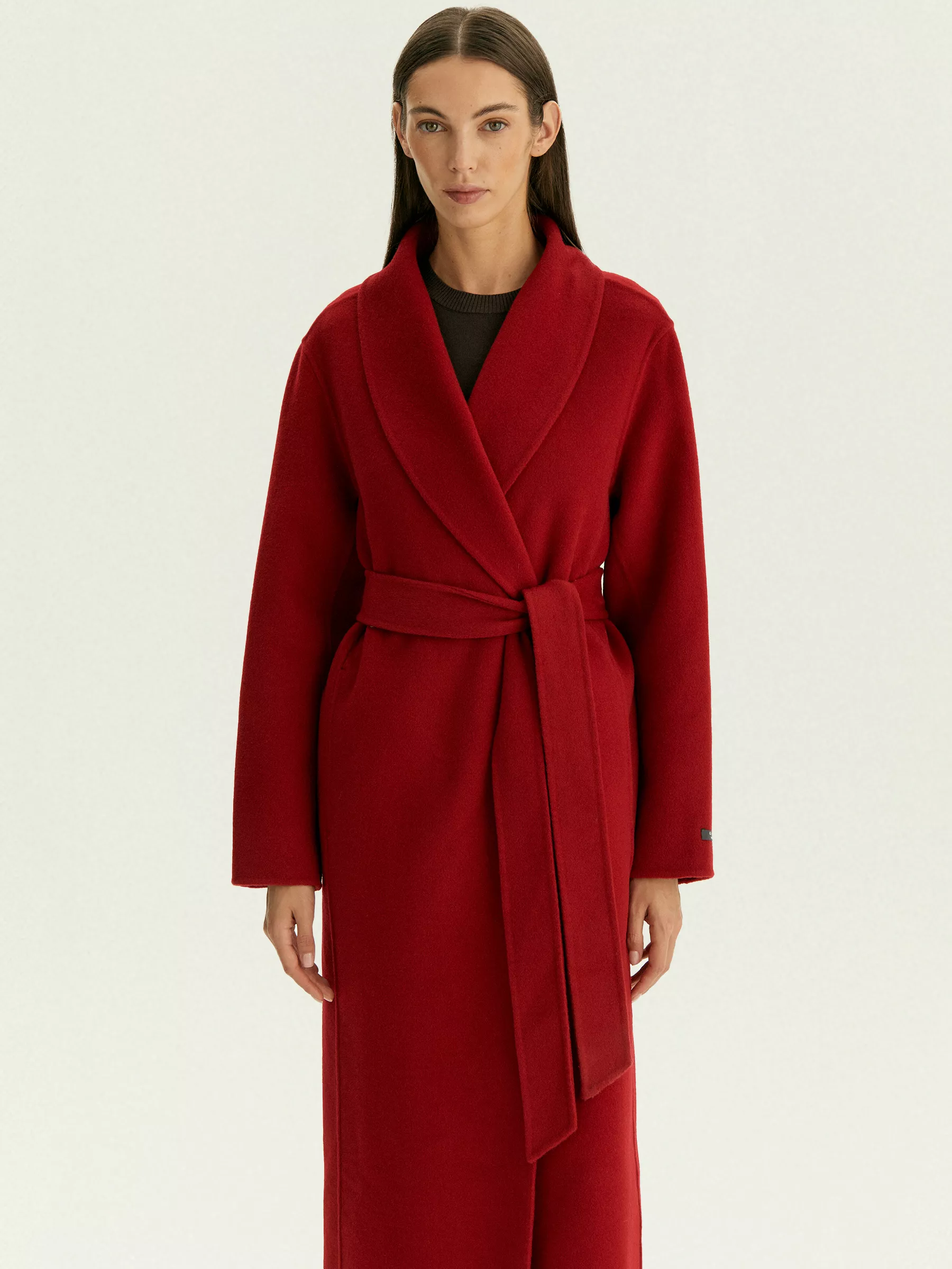 Пальто R146/cerise