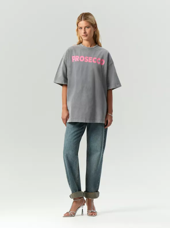 Футболка oversize с эффектом варки