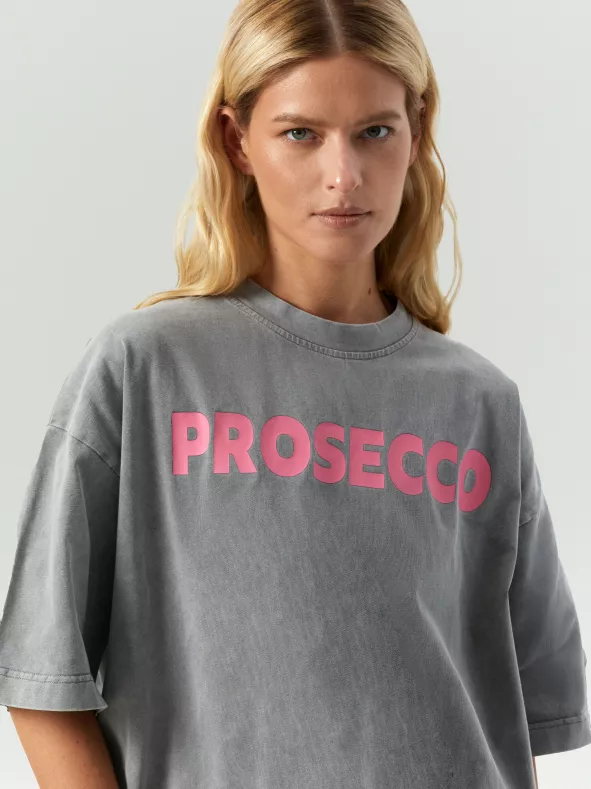 Футболка oversize с эффектом варки