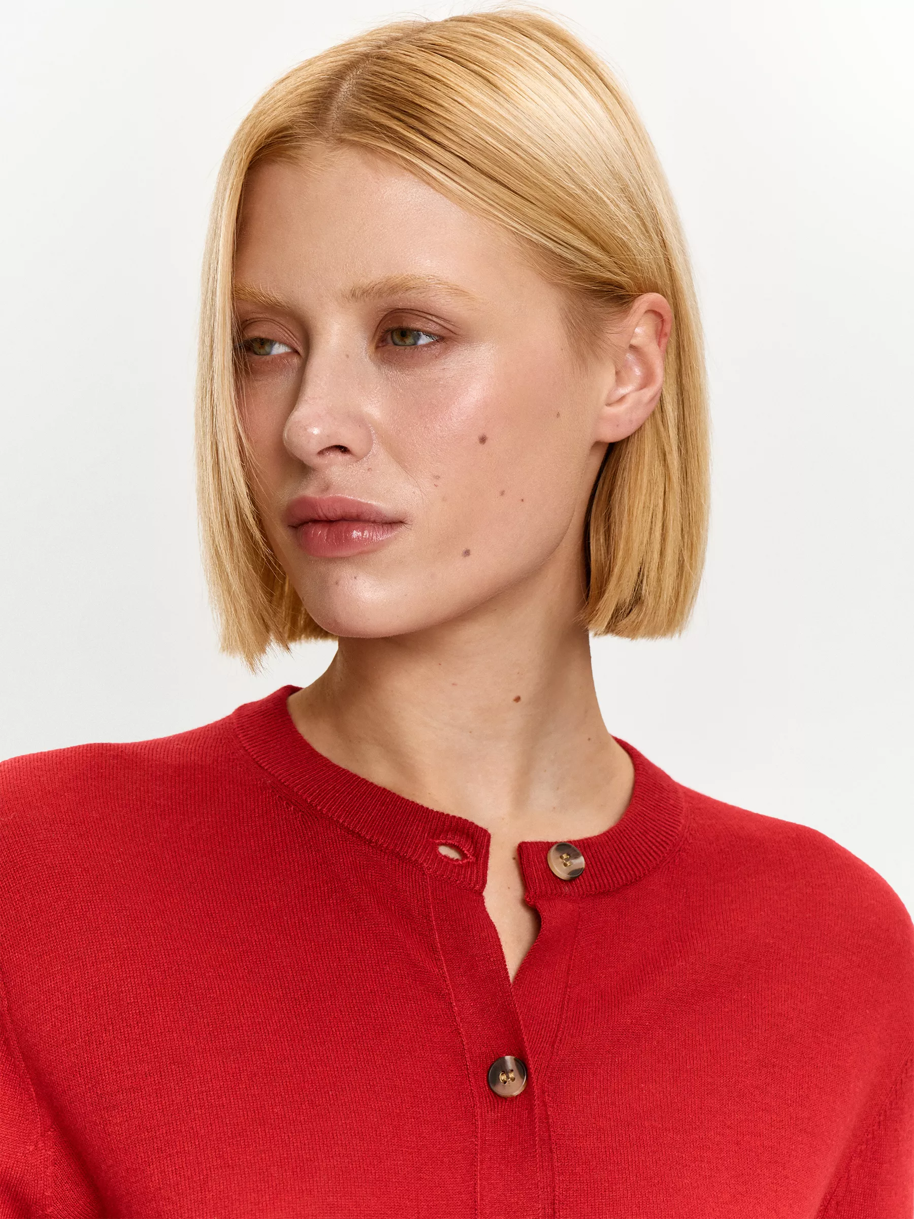 Кардиган с содержанием шерсти