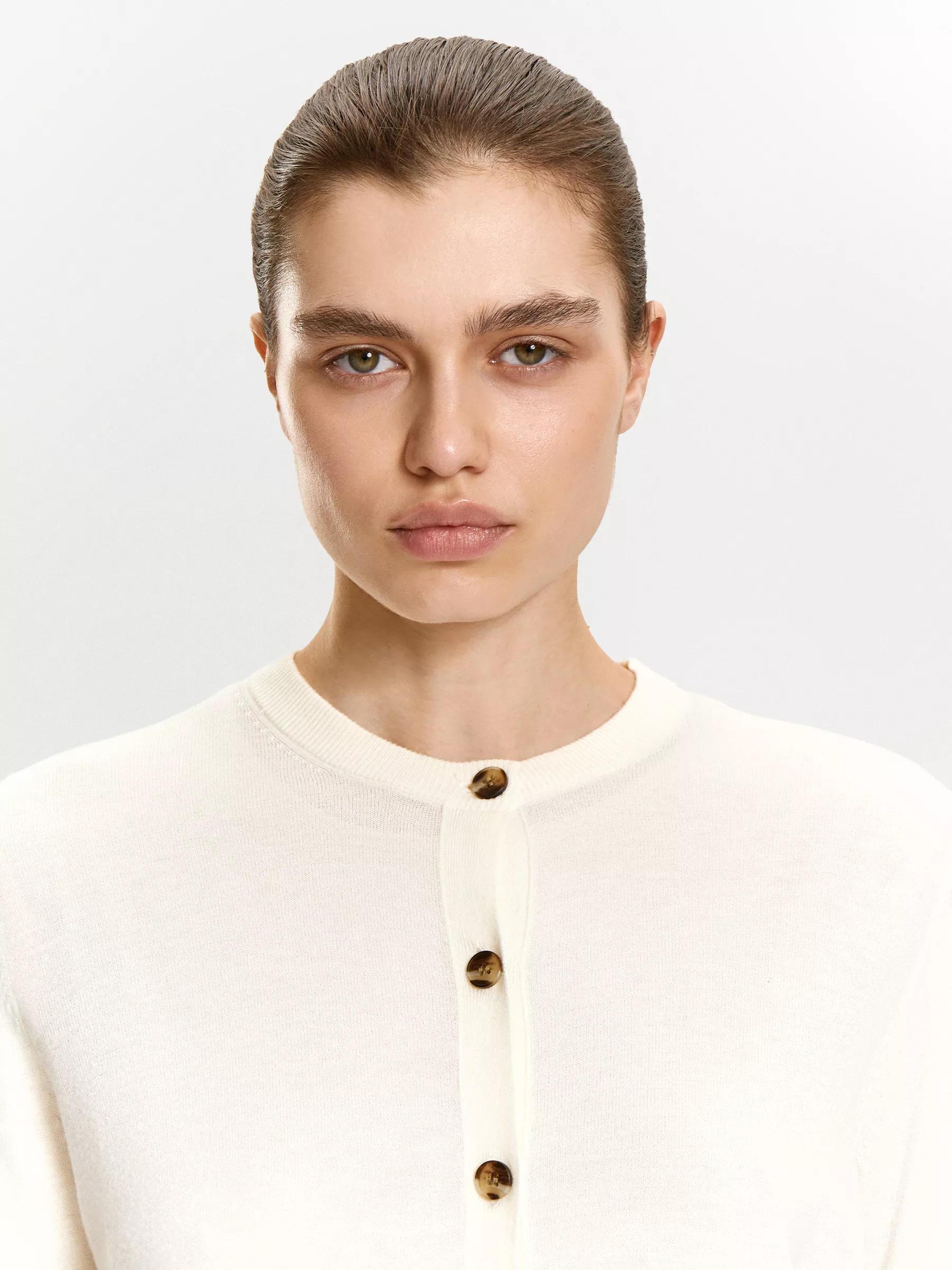 Кардиган с содержанием шерсти