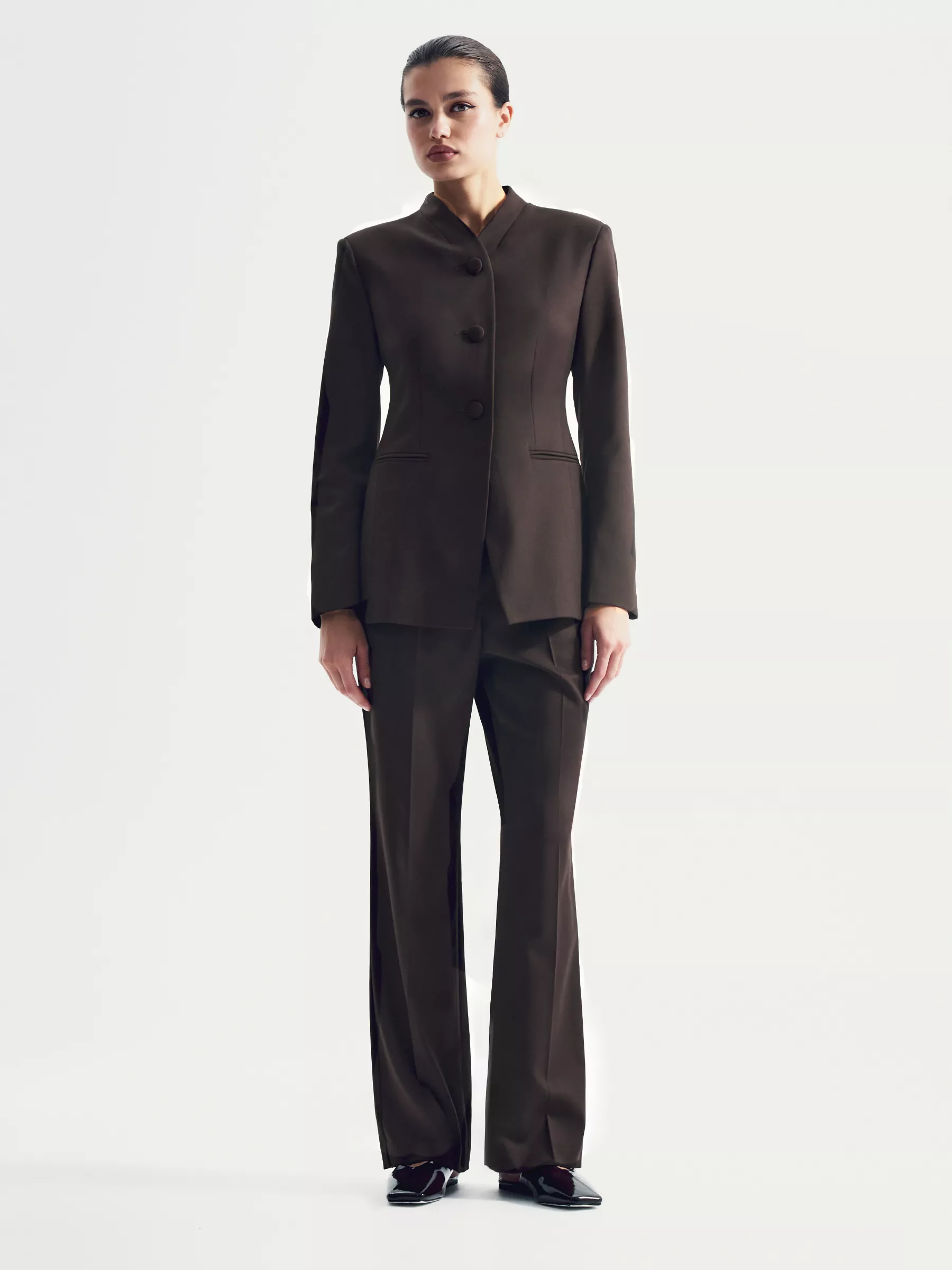 Жакет без лацканов