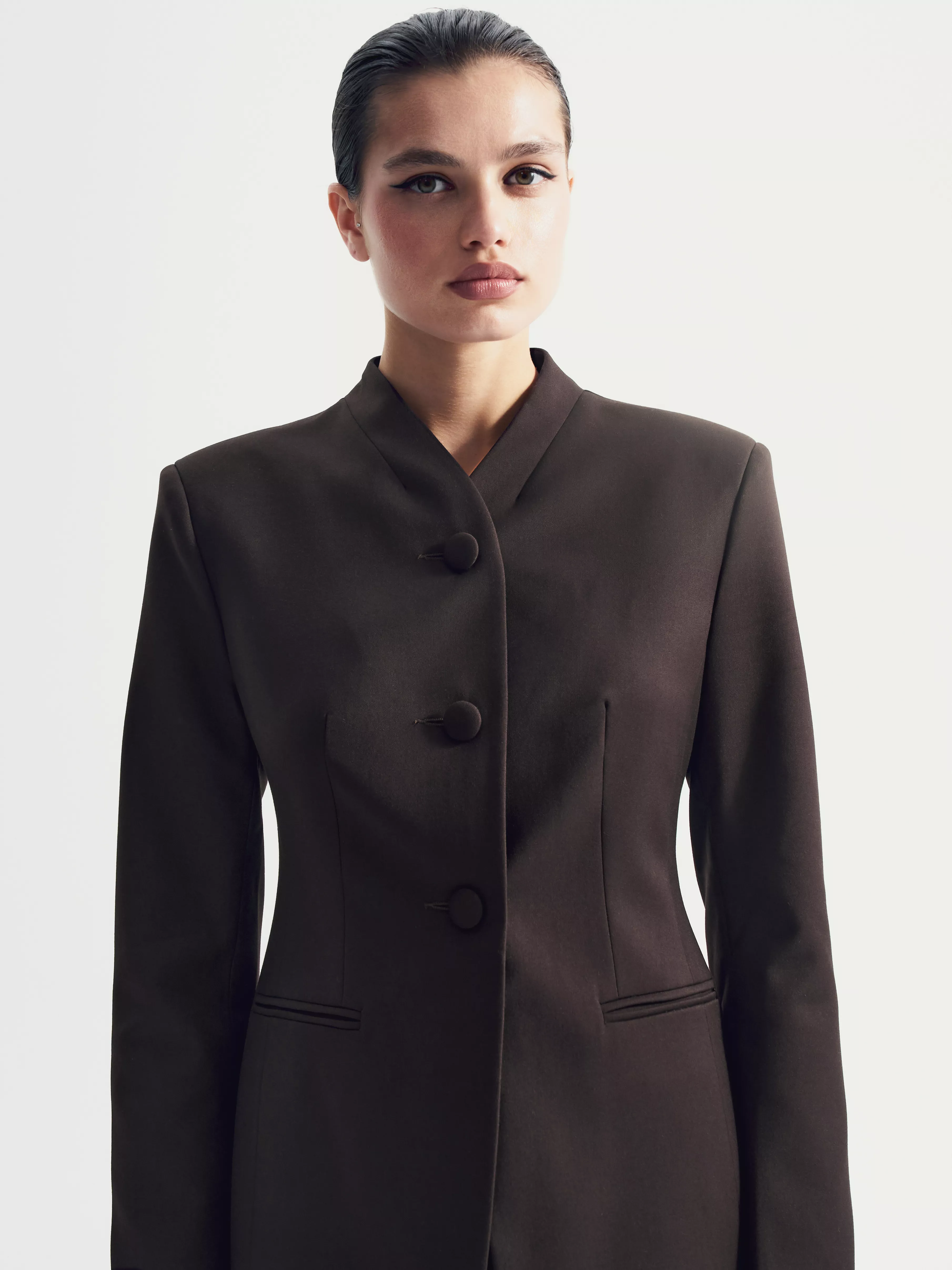 Жакет без лацканов