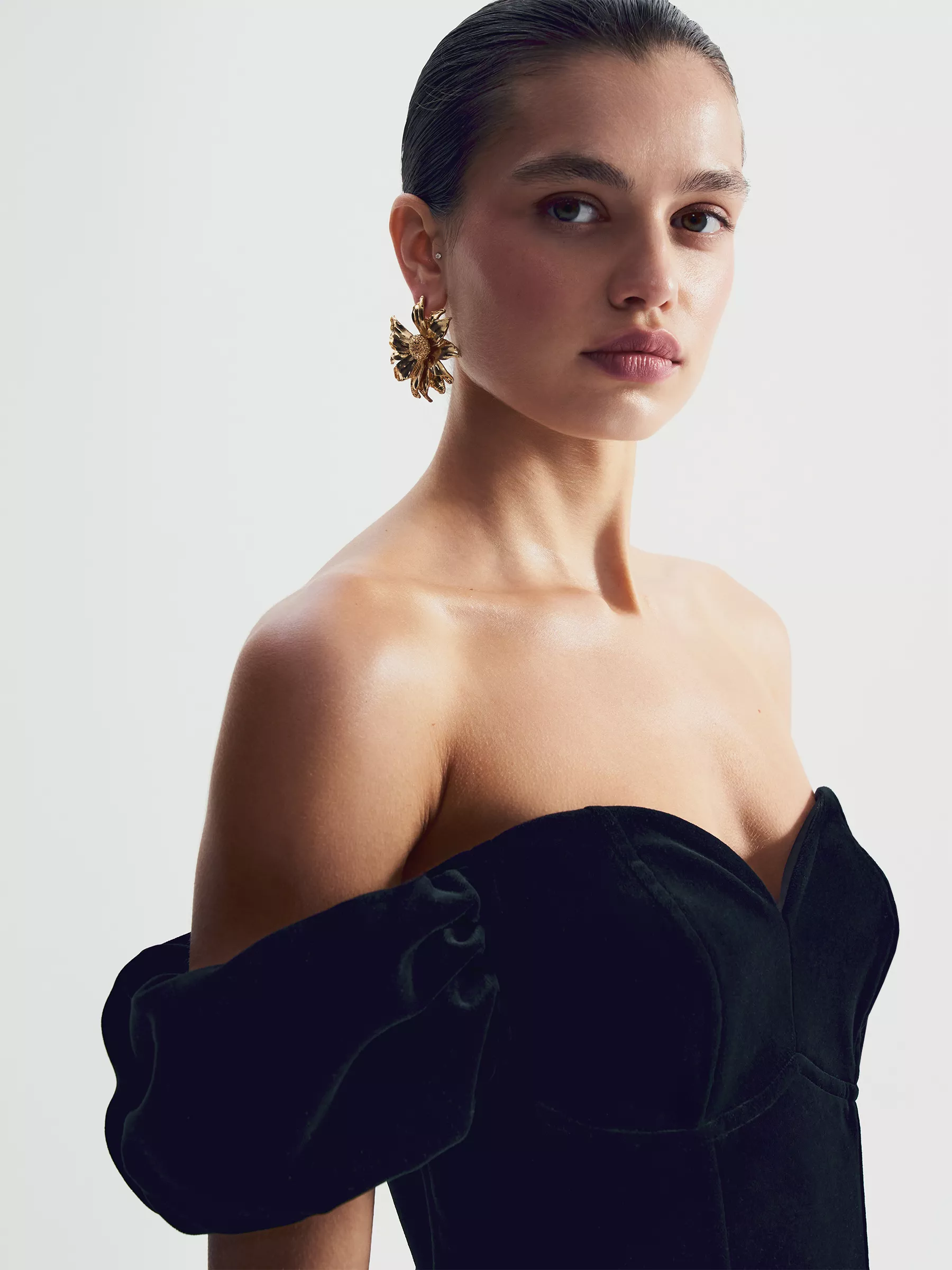 Однотонный топ