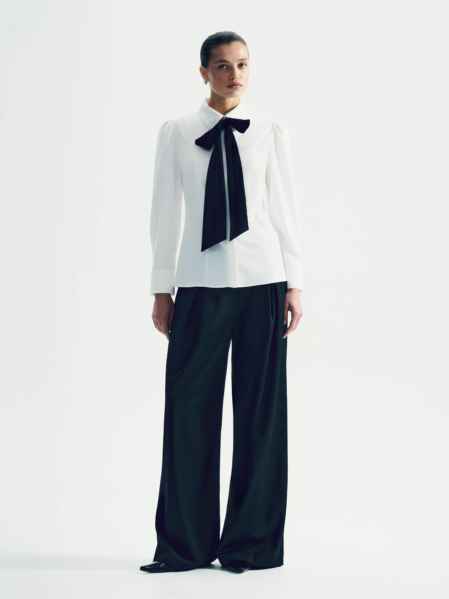 Рубашка с бантом