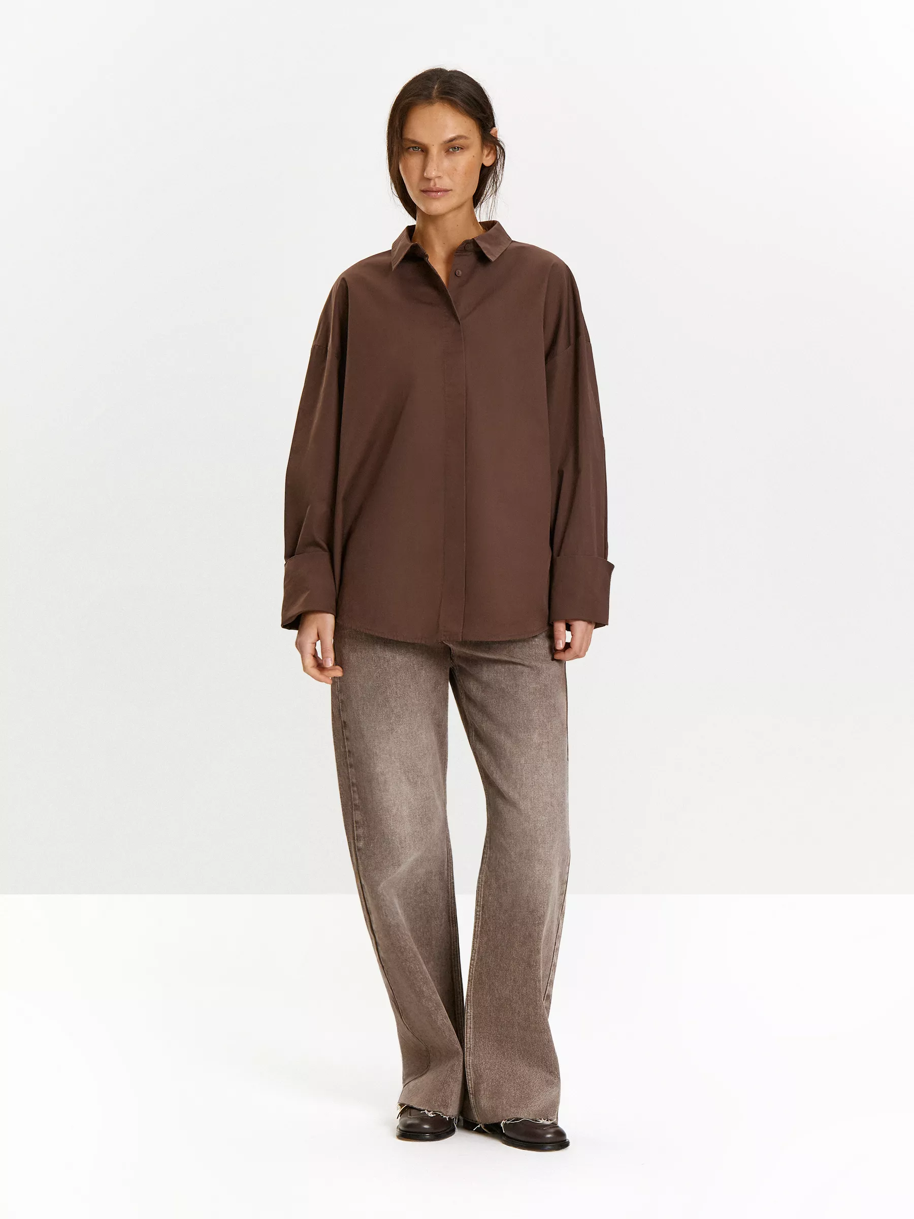 Рубашка удлиненная