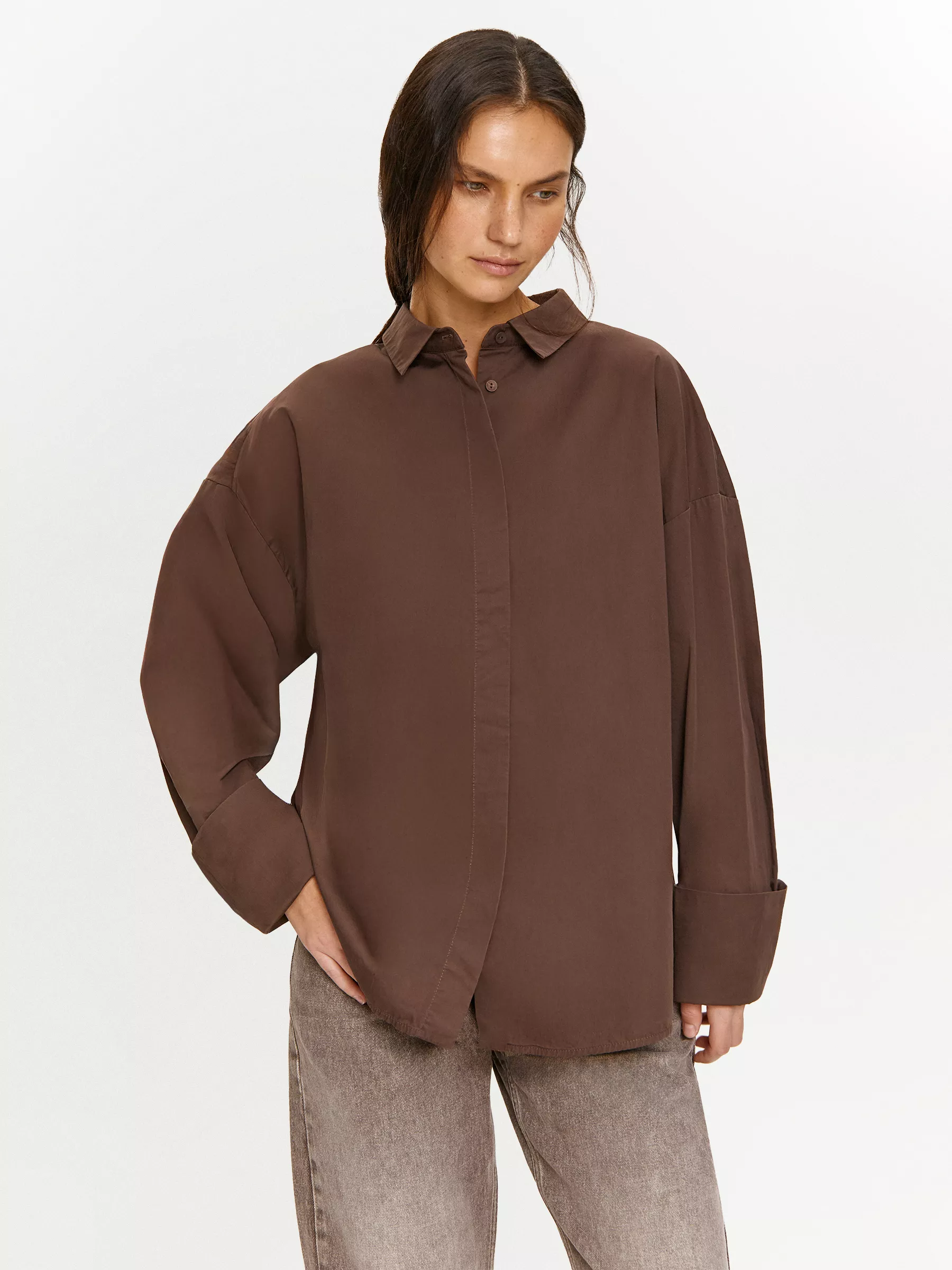 Рубашка удлиненная