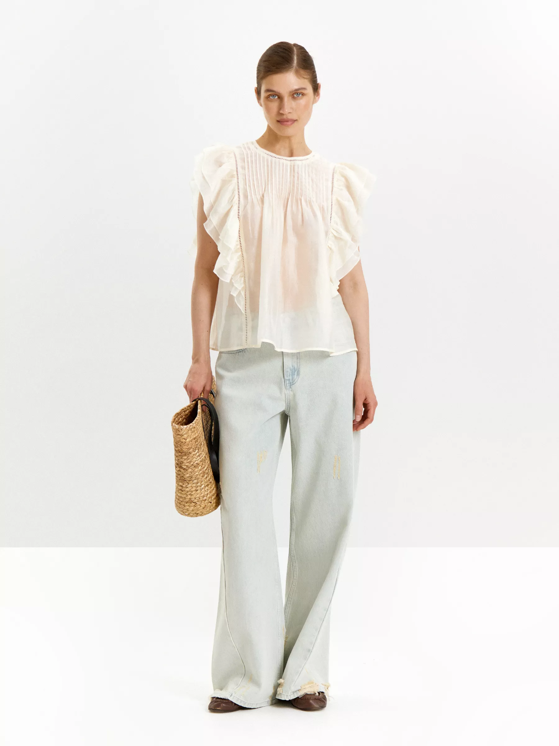 Блуза из тенсела