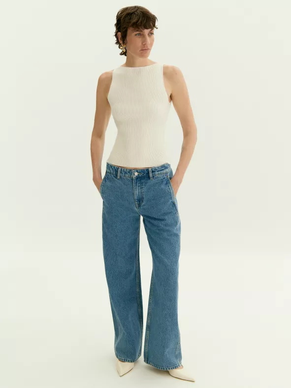 Джинсы Wide Leg 438