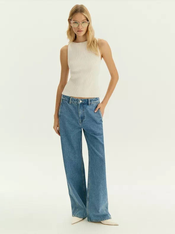 Джинсы Wide Leg 438
