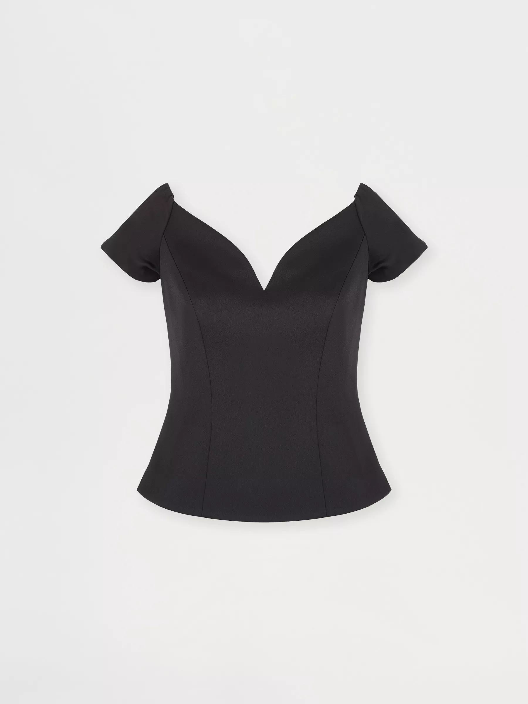 Однотонный топ